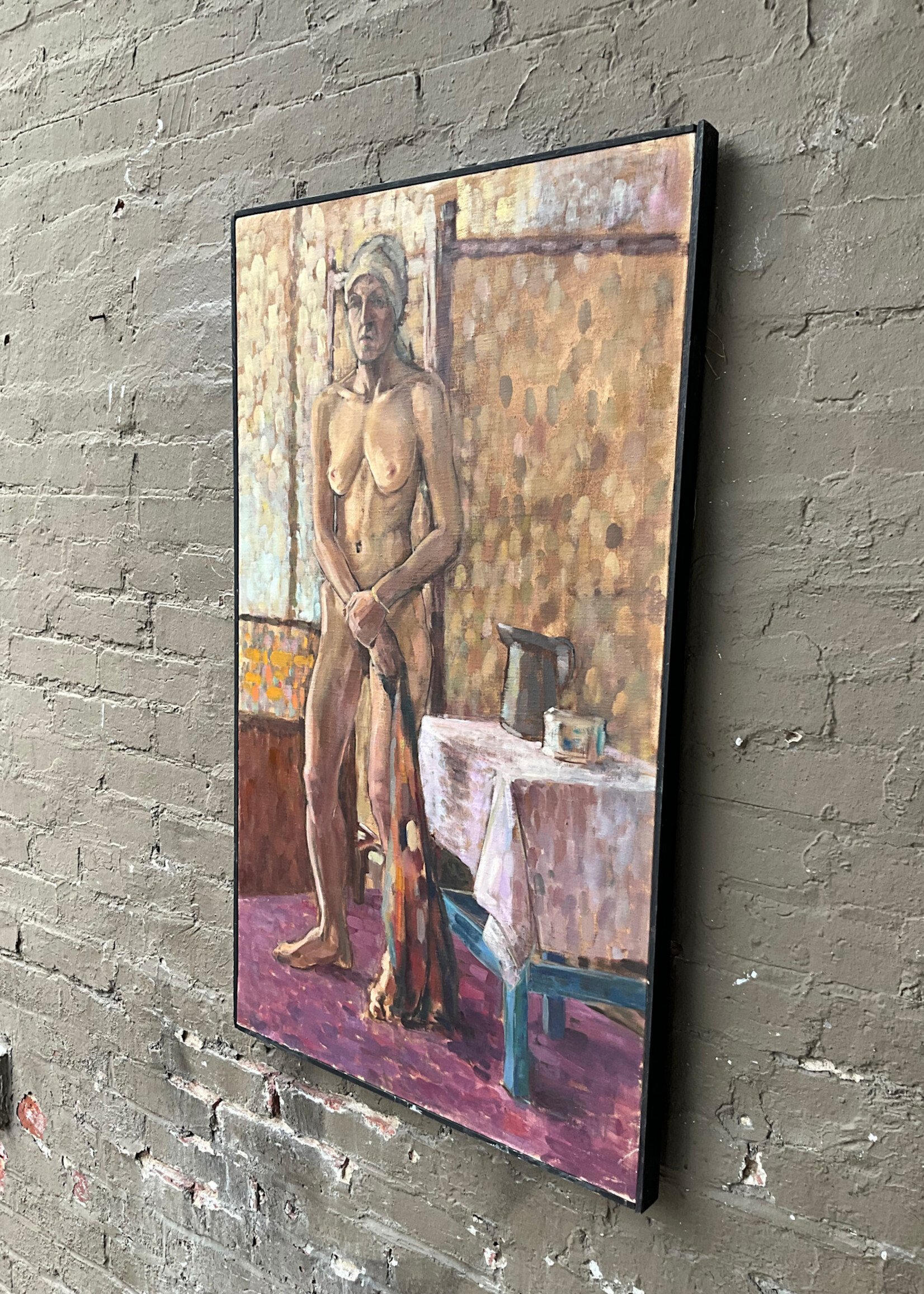 GOODWOOD Nude, Oil on Canvas, Neuhauser