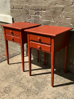 GOODWOOD Pair of Vintage Painted Nightstands