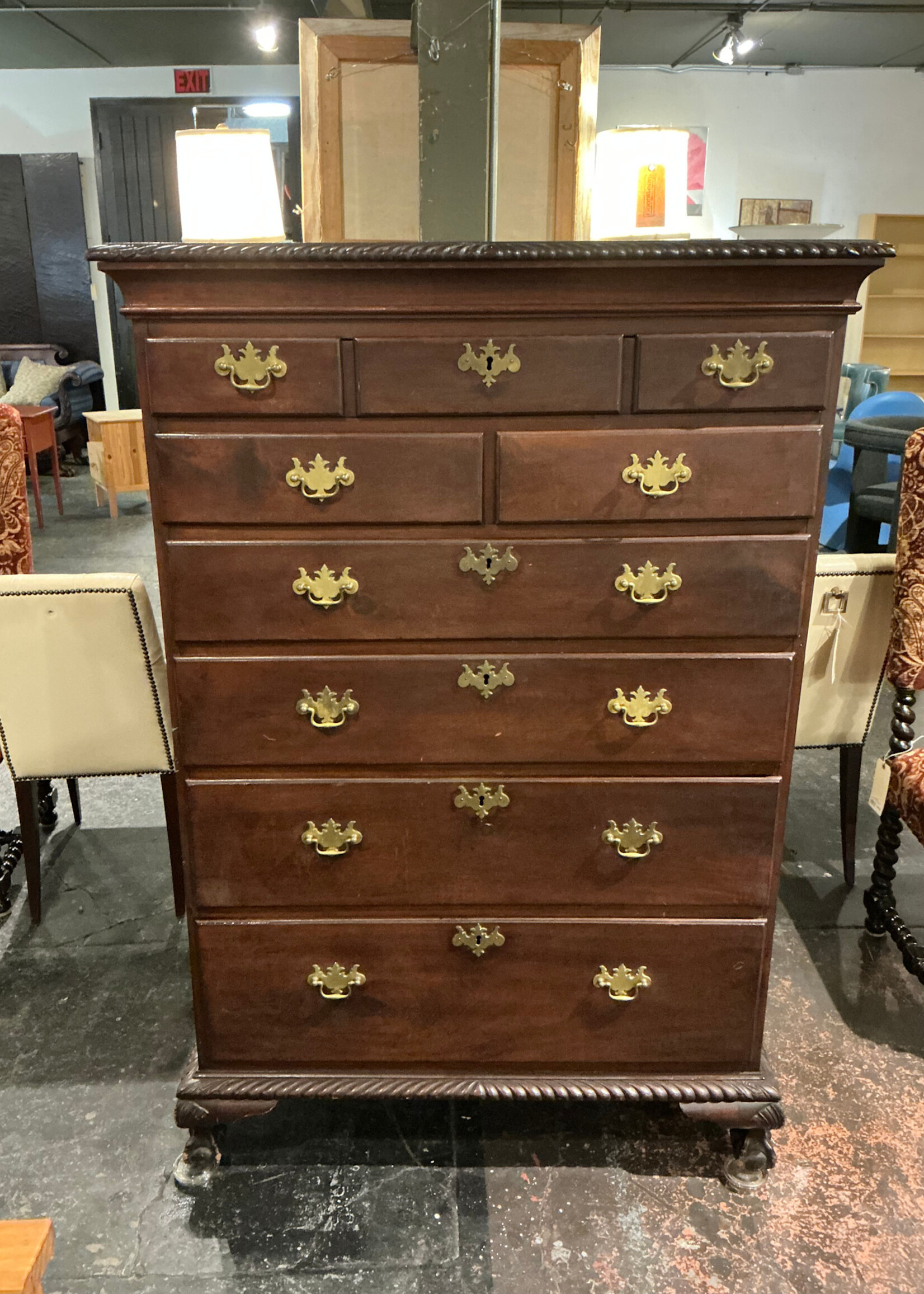 GOODWOOD Antique Mahogany Chest of Drawers