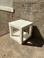 GOODWOOD West Elm White Cube Table