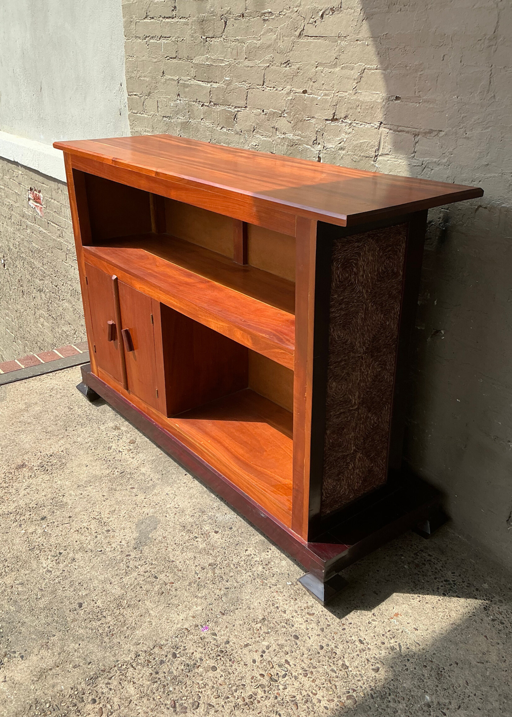GOODWOOD Vintage Seagrass & Teak Bar