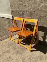 GOODWOOD Pair of Modern Folding Chairs