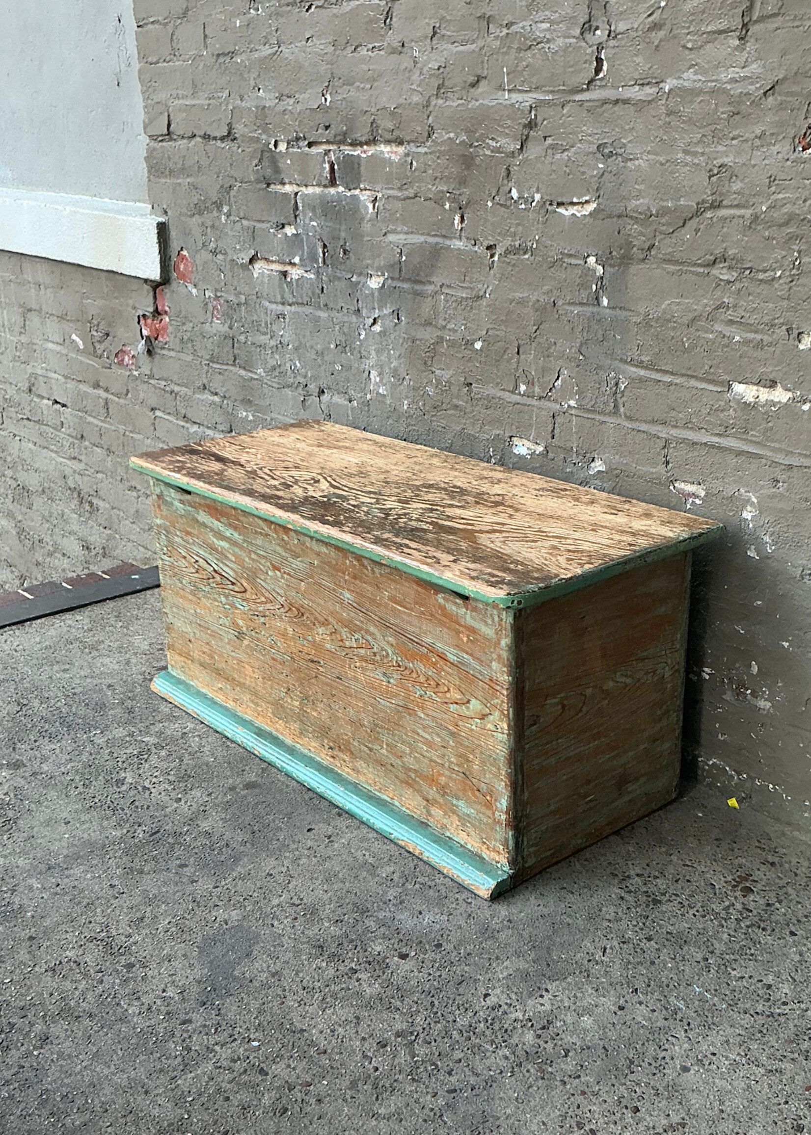 GOODWOOD Antique Painted Heart Pine Chest