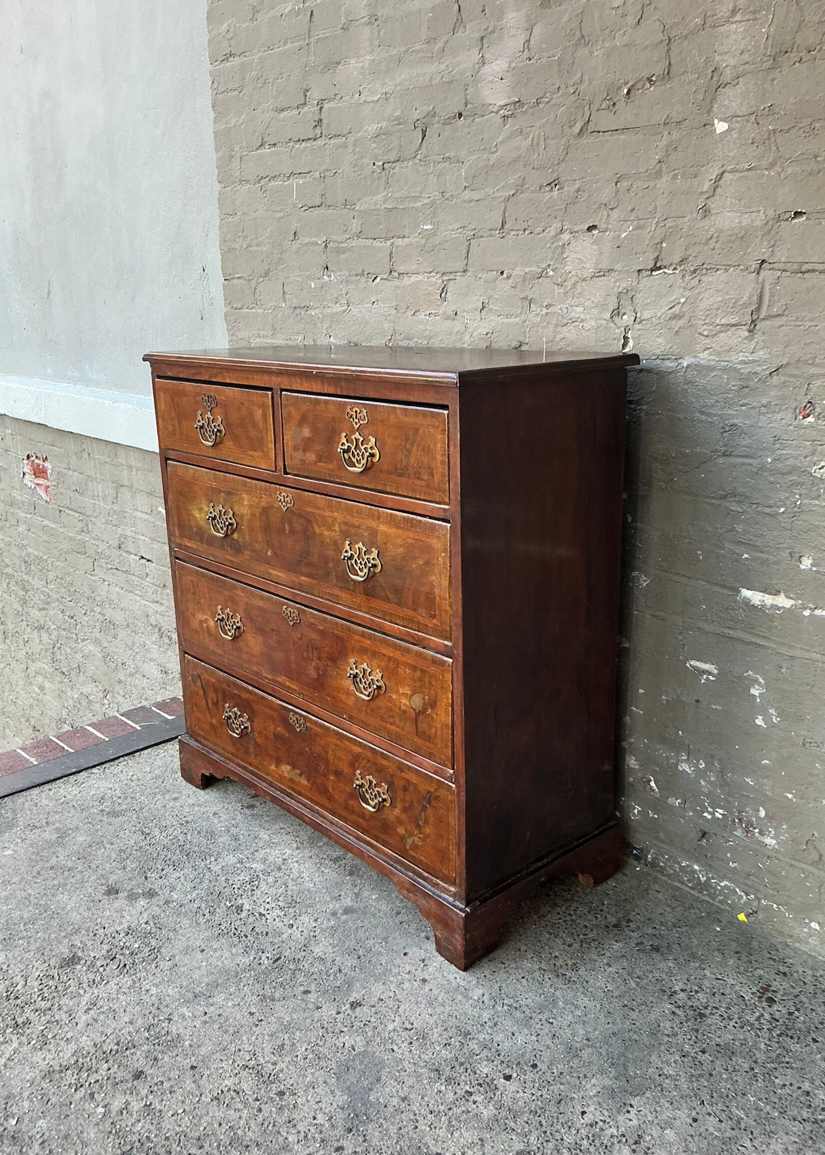 GOODWOOD George III Yewwood Chest of Drawers