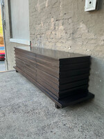 GOODWOOD Ebonized Bamboo Media Cabinet