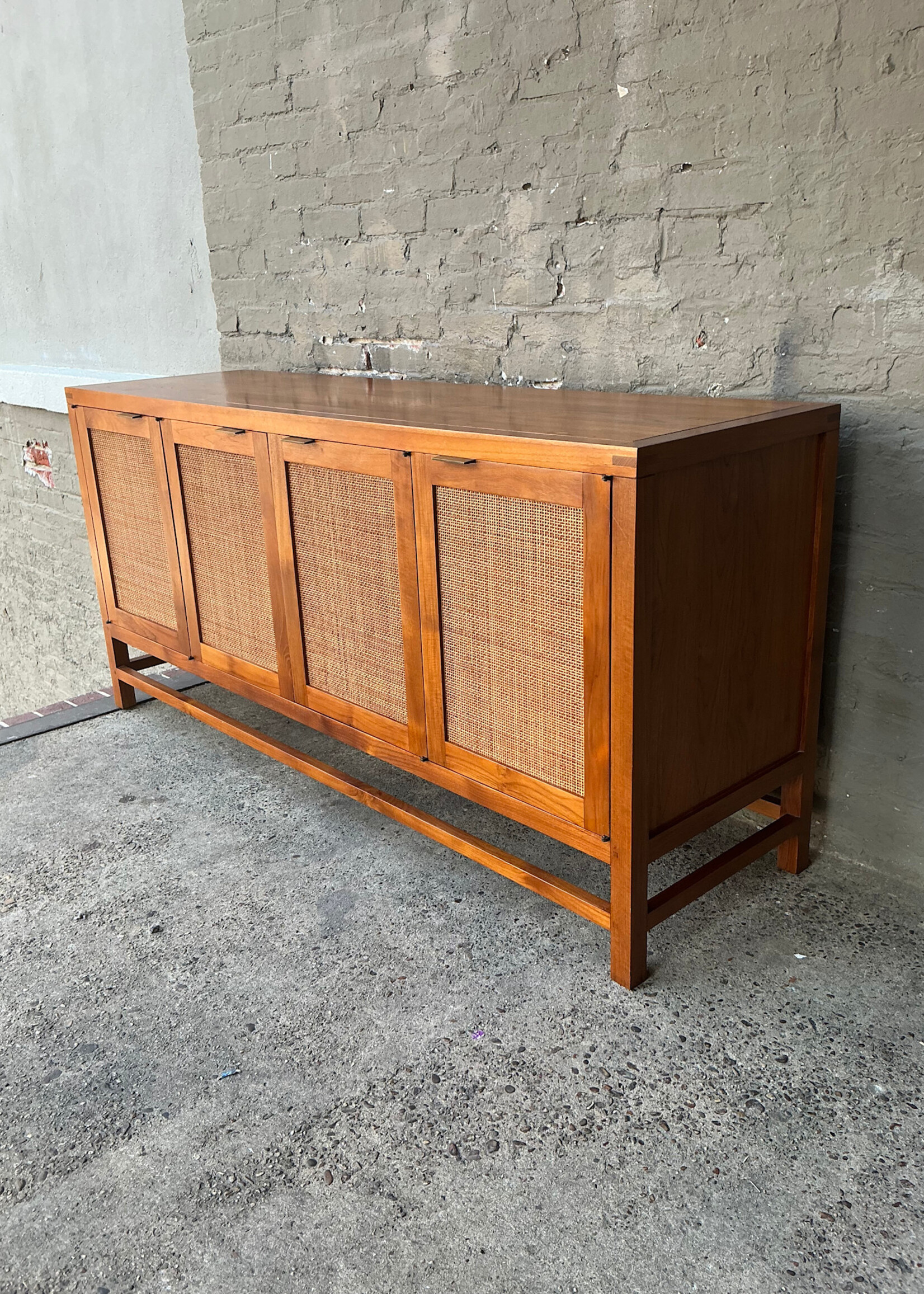GOODWOOD Solid Teak & Cane Credenza