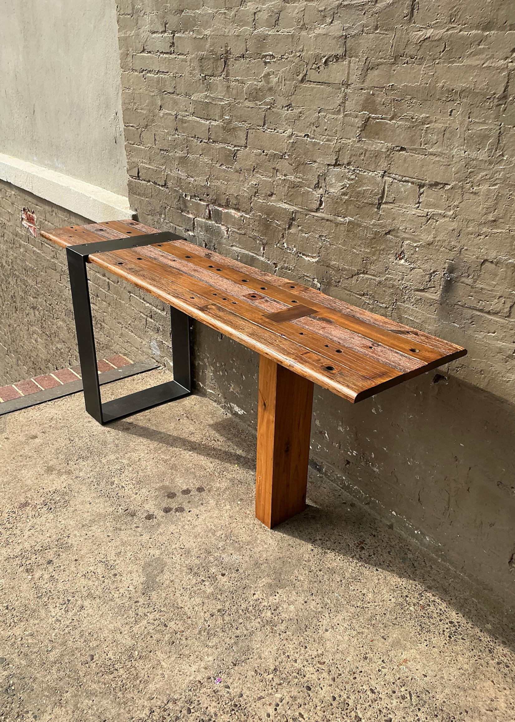 GOODWOOD Reclaimed Wood & Iron Console