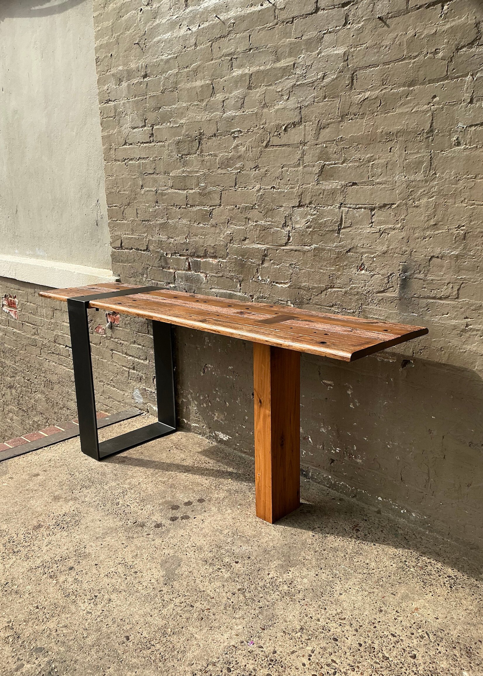 GOODWOOD Reclaimed Wood & Iron Console