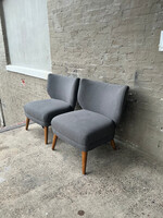 GOODWOOD Pair of West Elm Slipper Chairs