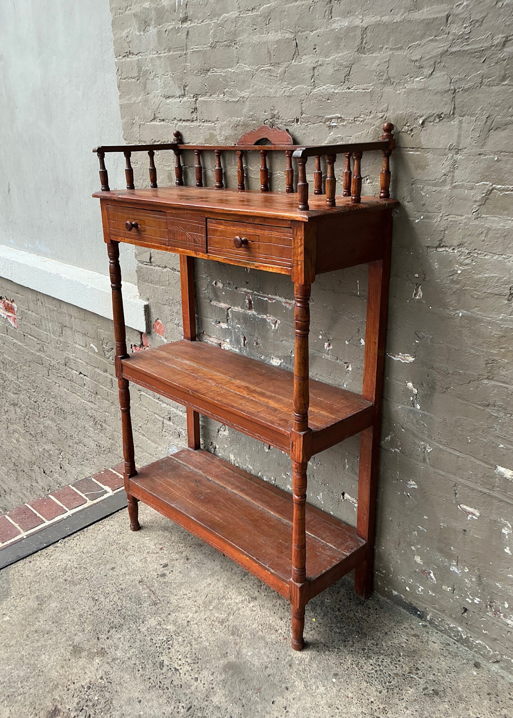 GOODWOOD Primitive Antique Etagere