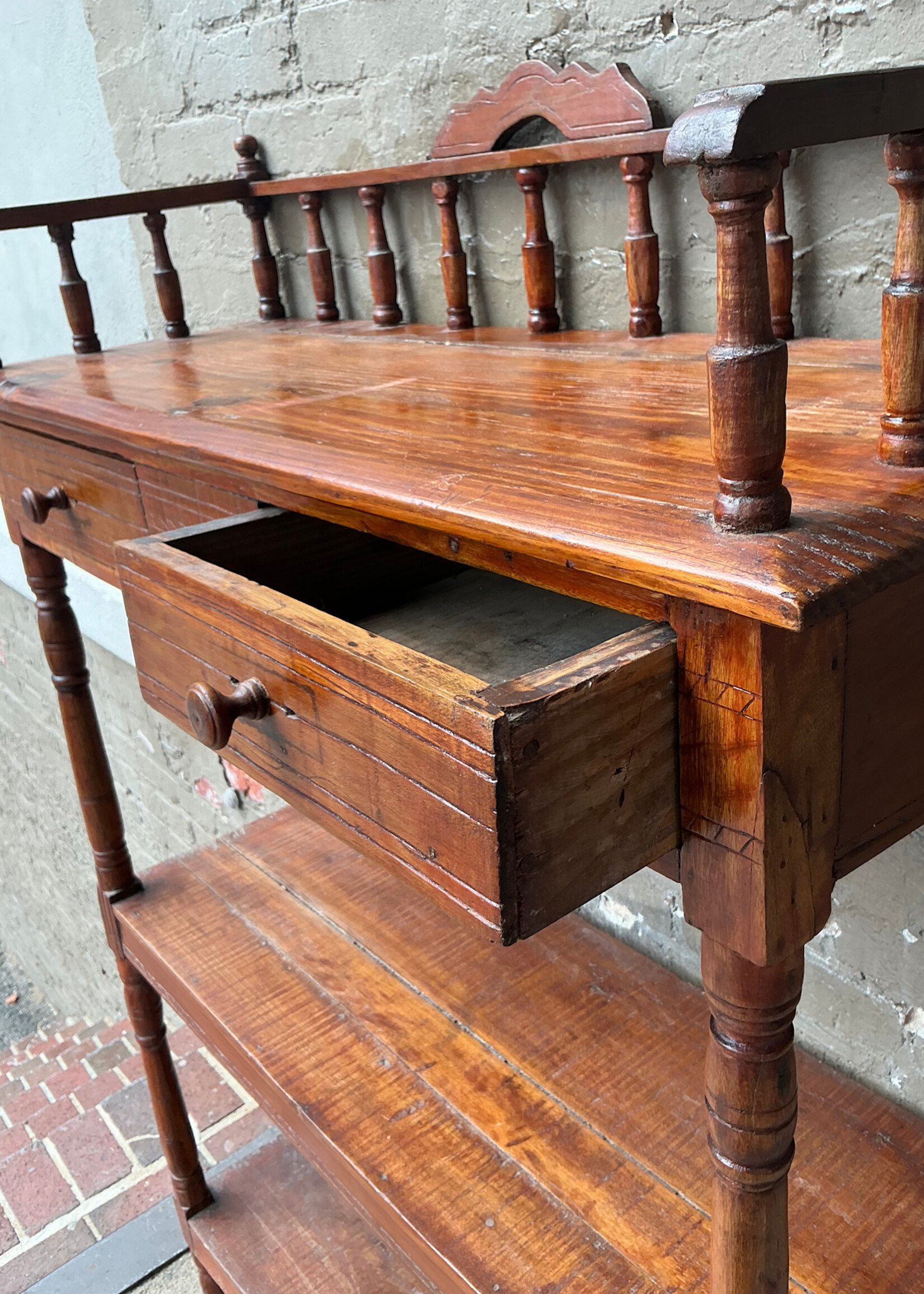 GOODWOOD Primitive Antique Etagere