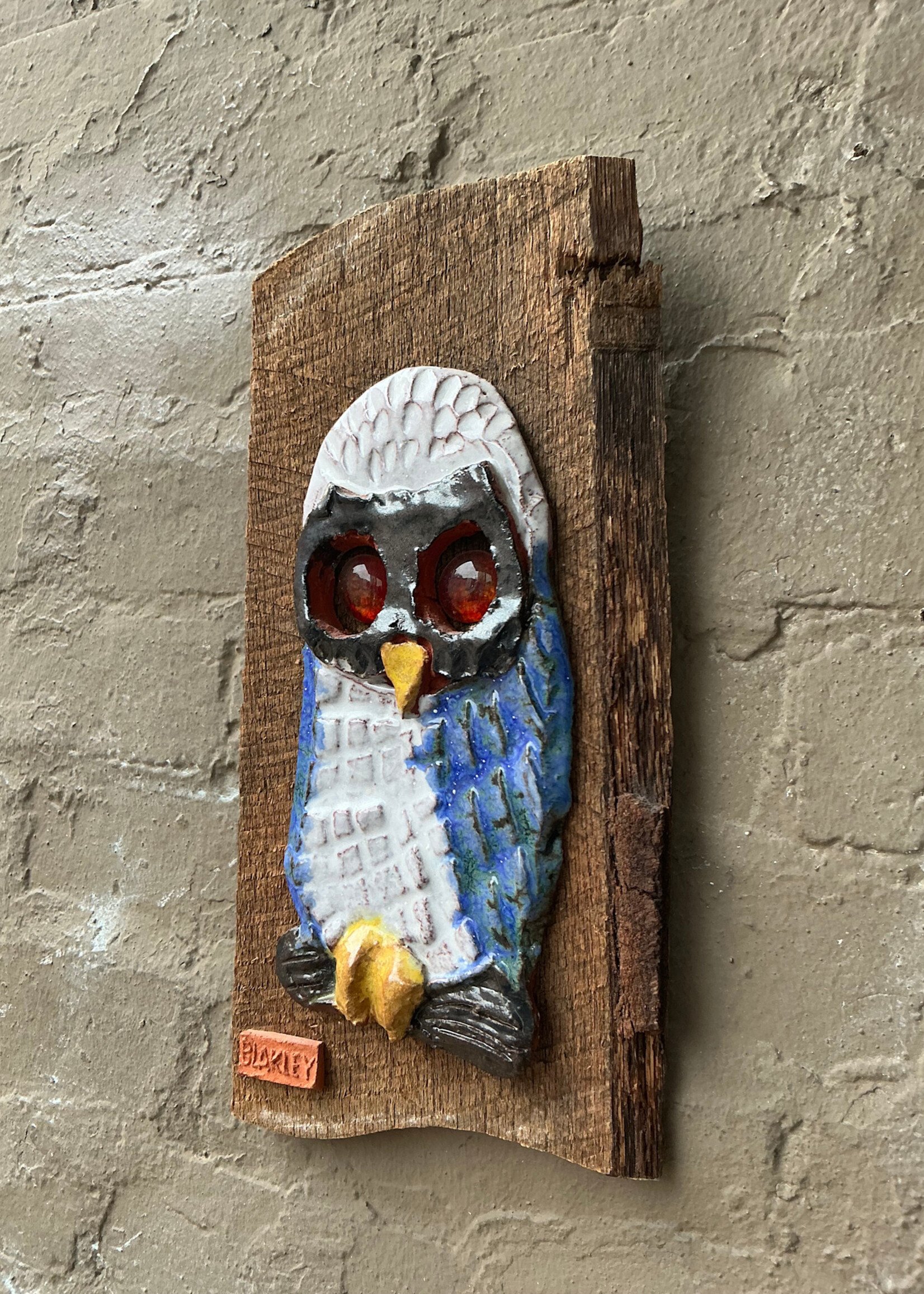 GOODWOOD Pottery Owl on Board, Blakley