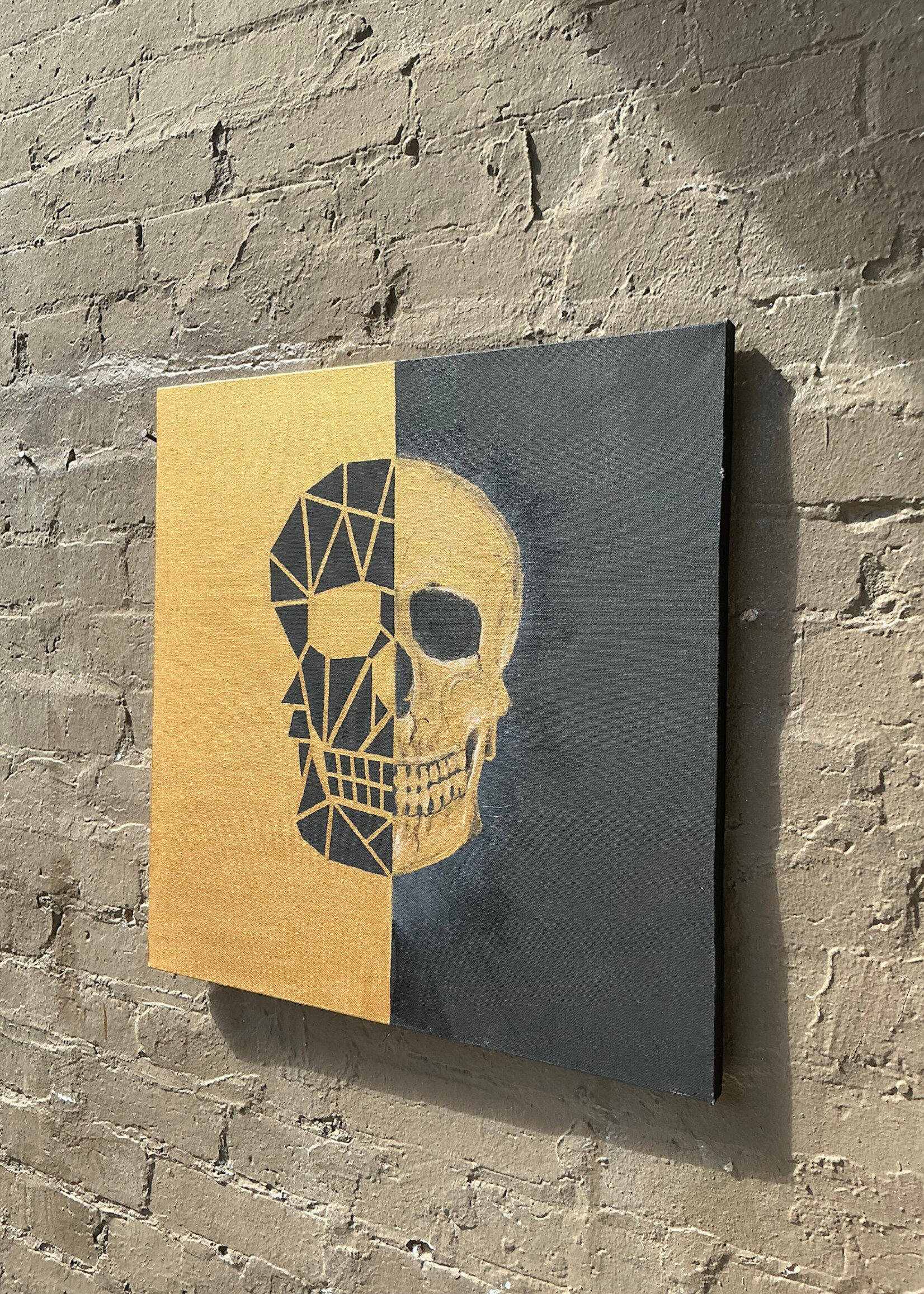 GOODWOOD Skull, Acrylic on Canvas