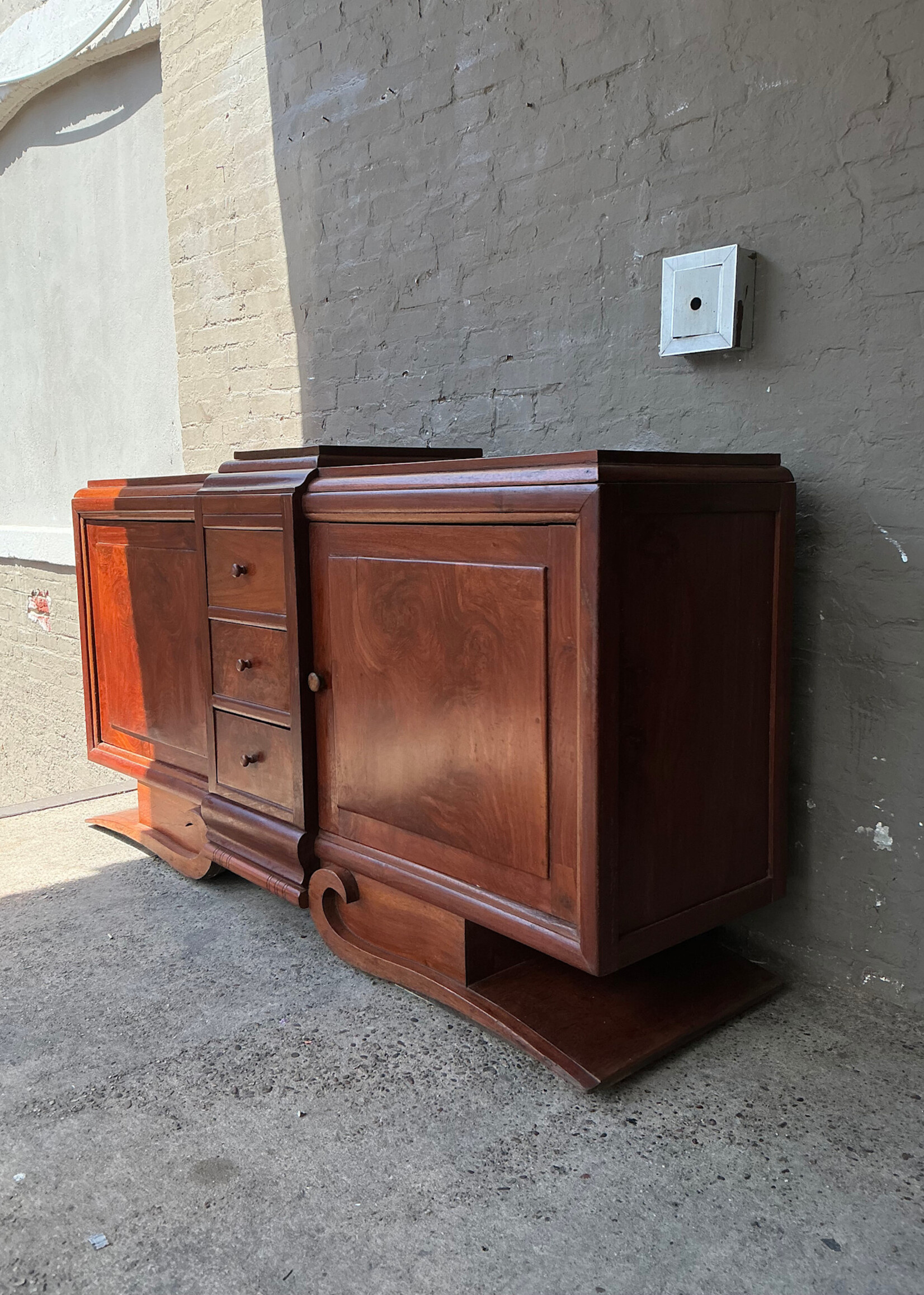 GOODWOOD Solid Walnut Art Deco Credenza