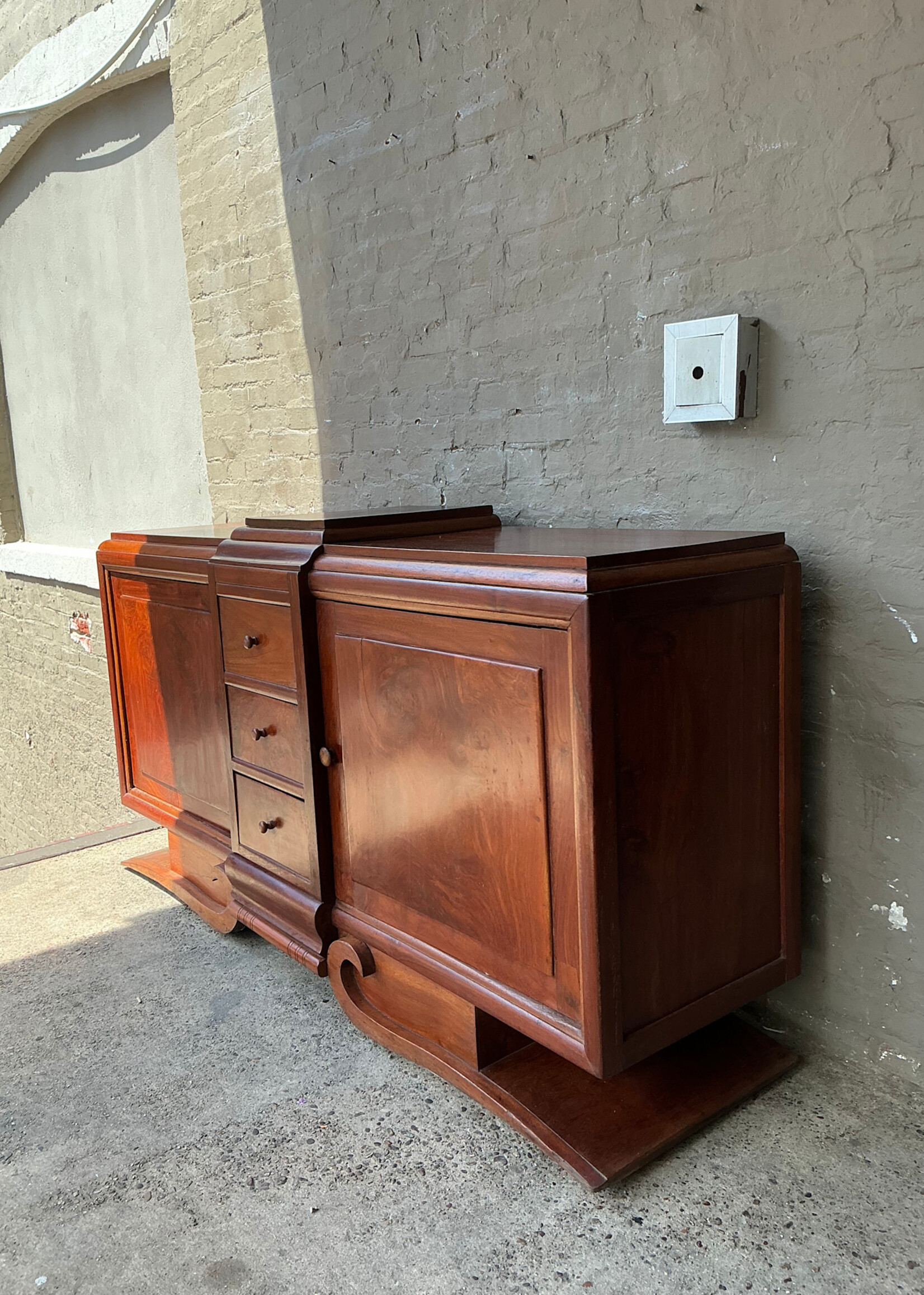 GOODWOOD Solid Walnut Art Deco Credenza