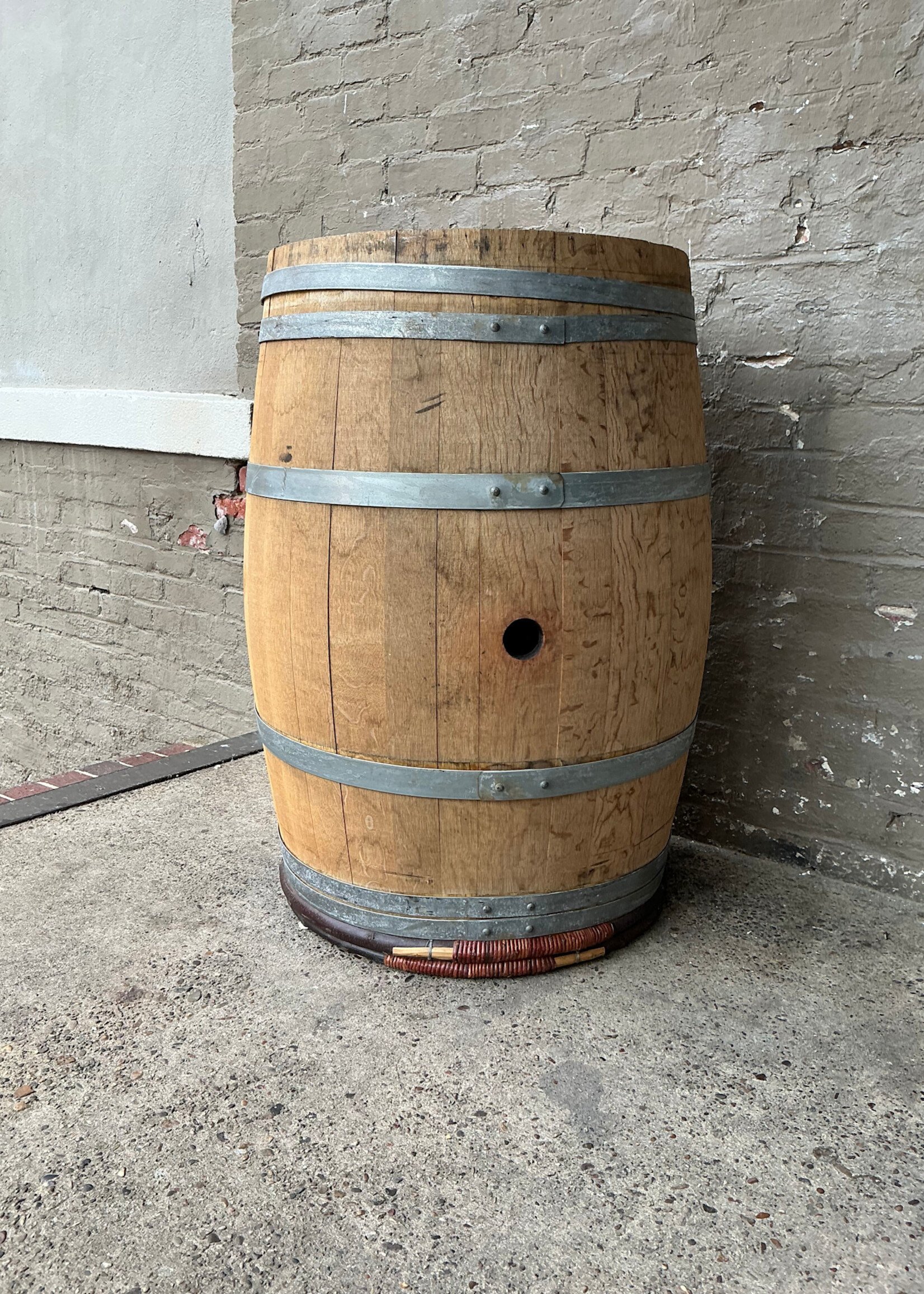 GOODWOOD French Wine Barrel with Slate Top Table