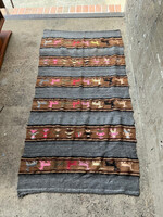 GOODWOOD Grey Ground Flatstitch Rug 3'4" x 6'6"