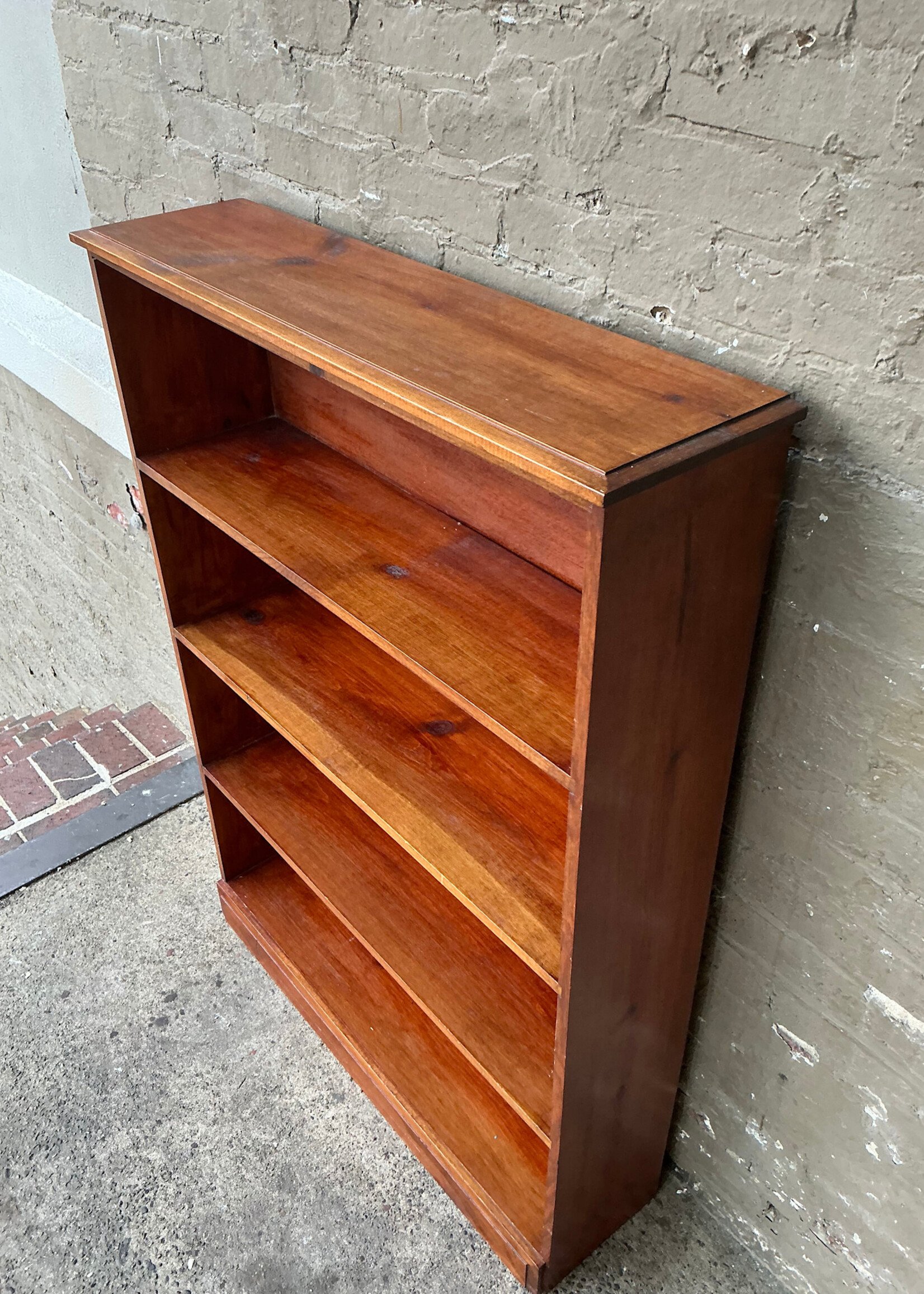 GOODWOOD Vintage Stained Pine Bookshelf