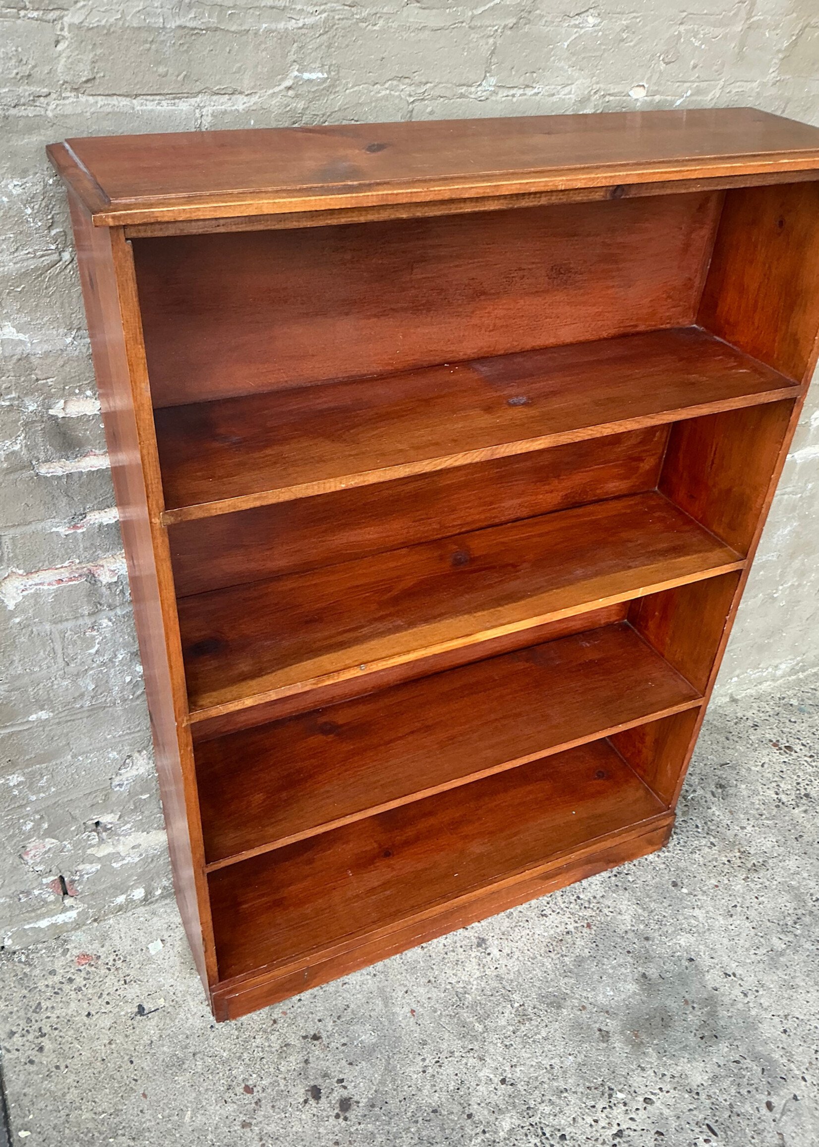 GOODWOOD Vintage Stained Pine Bookshelf