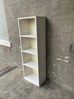 GOODWOOD Vintage White Painted Bookshelf