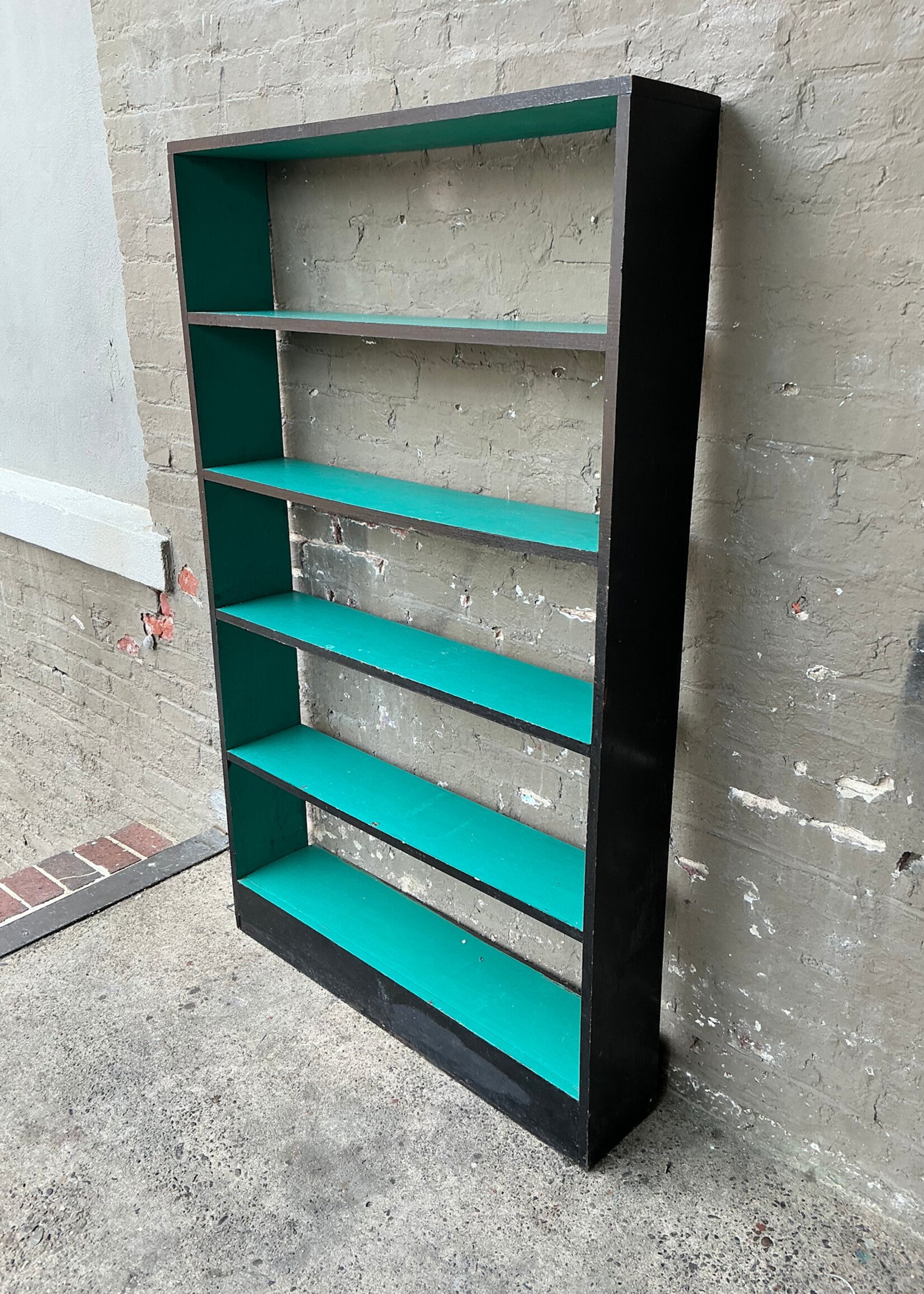 GOODWOOD Peacock Blue & Black Vintage Shelf