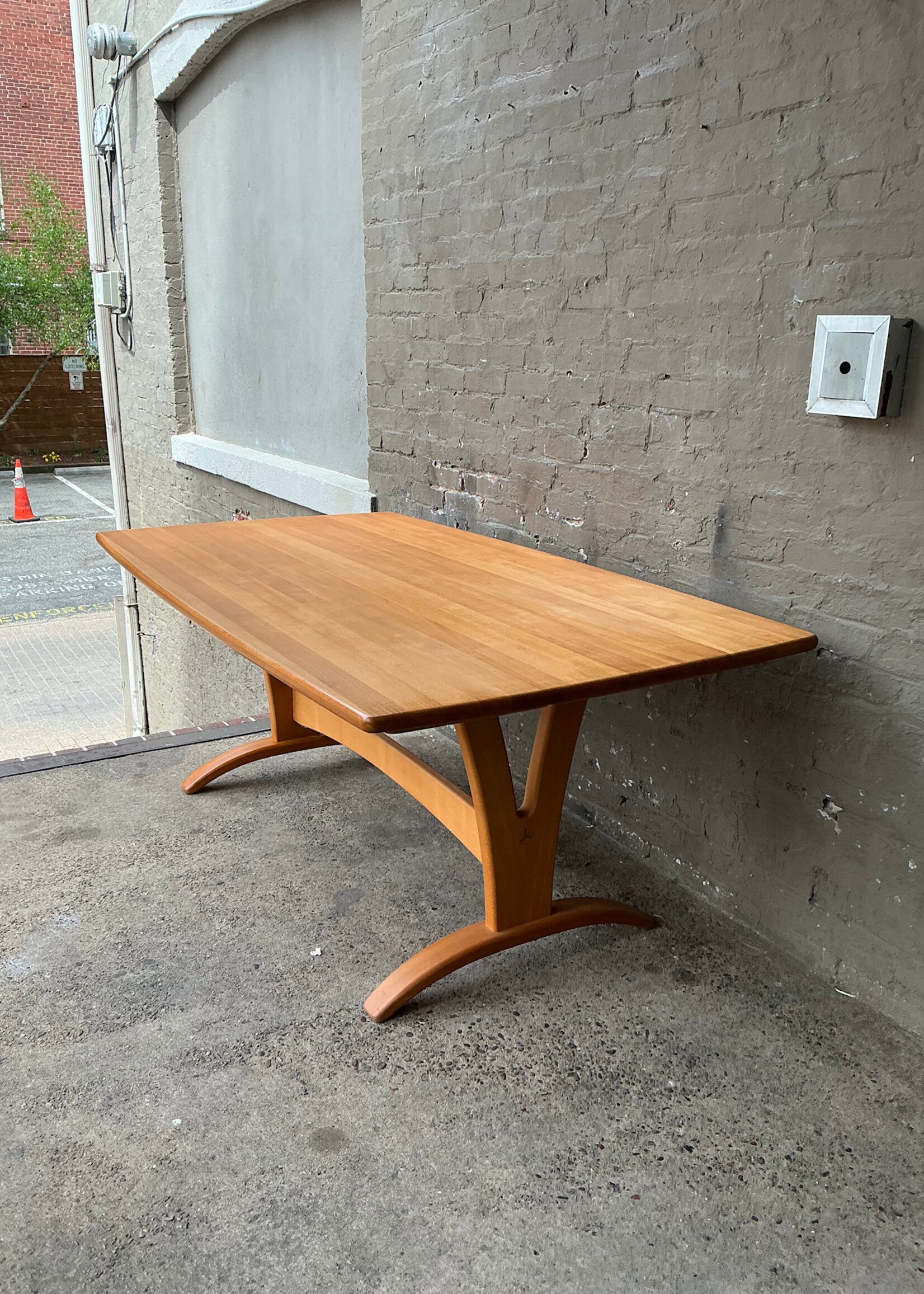 GOODWOOD Bench Made Solid Beech Dining Table