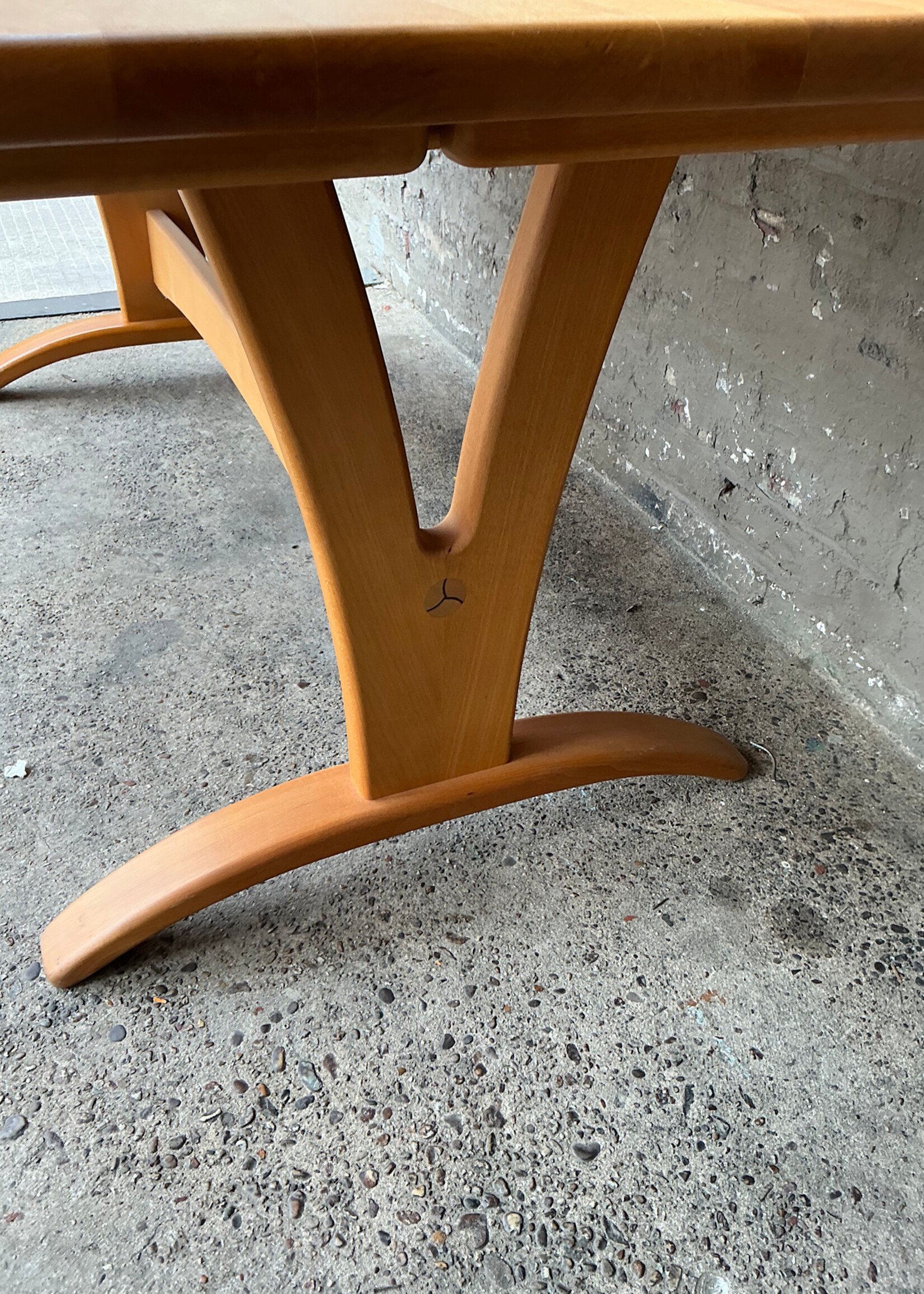 GOODWOOD Bench Made Solid Beech Dining Table