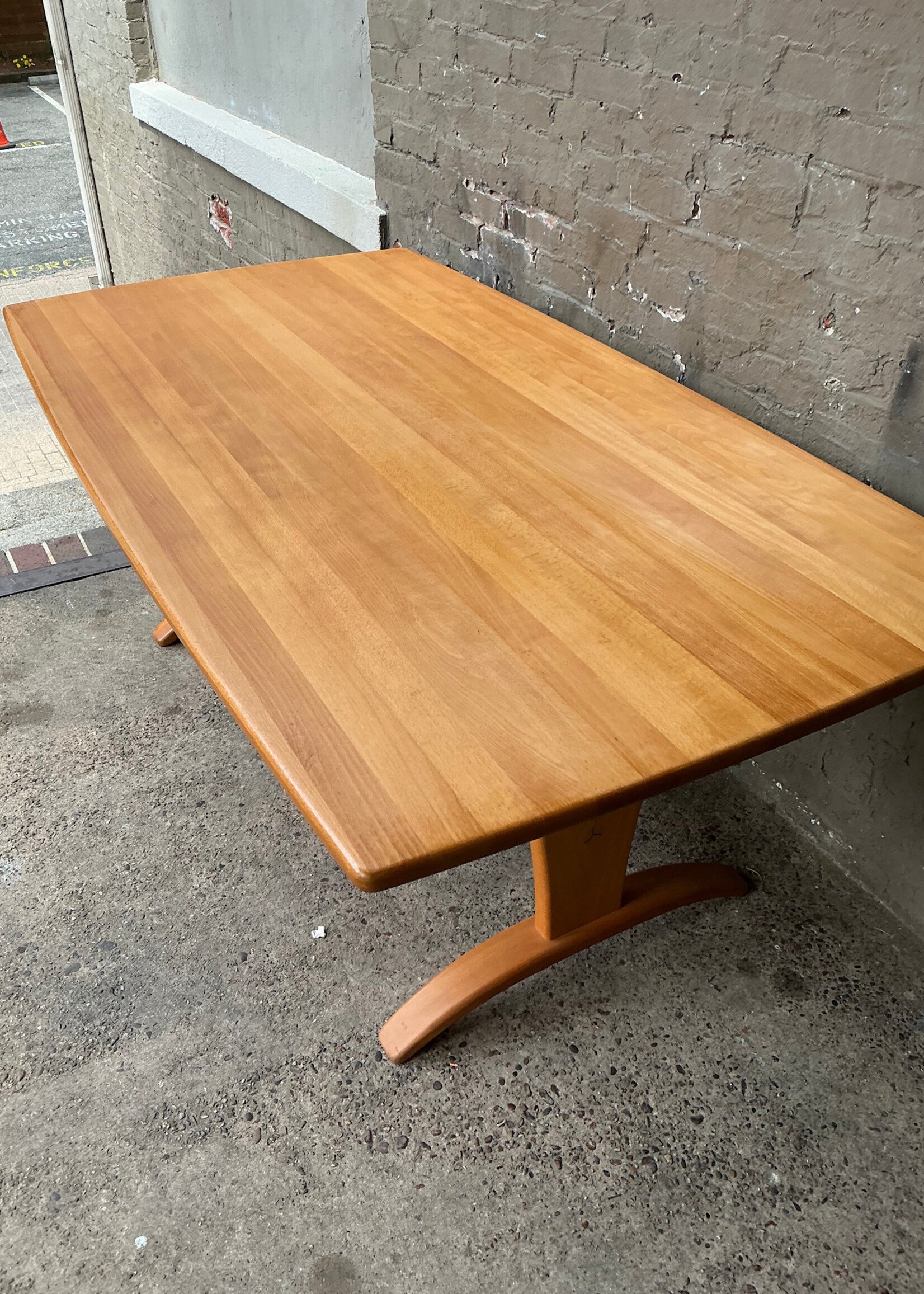 GOODWOOD Bench Made Solid Beech Dining Table