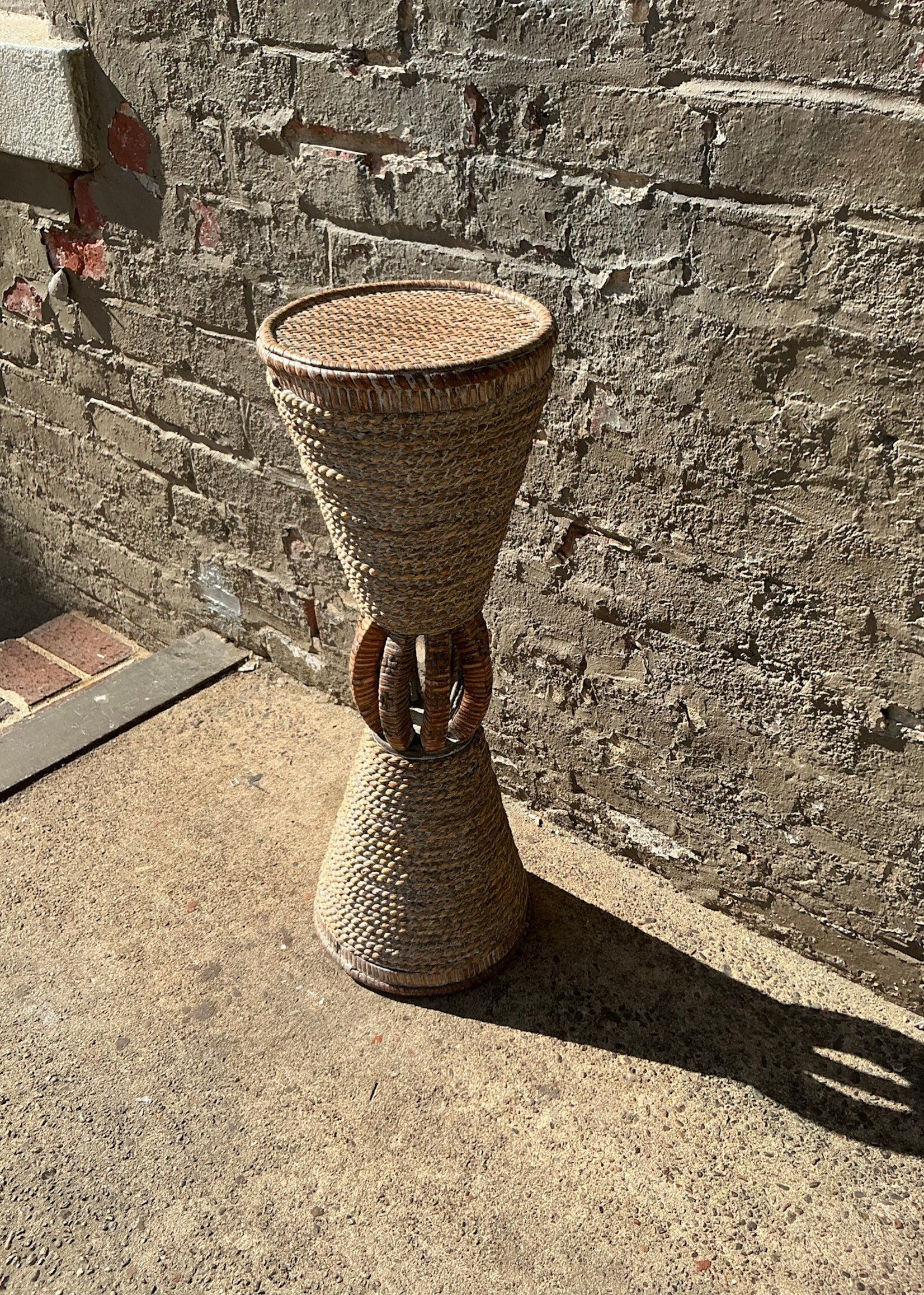 GOODWOOD Wicker Drinks Table, Tall