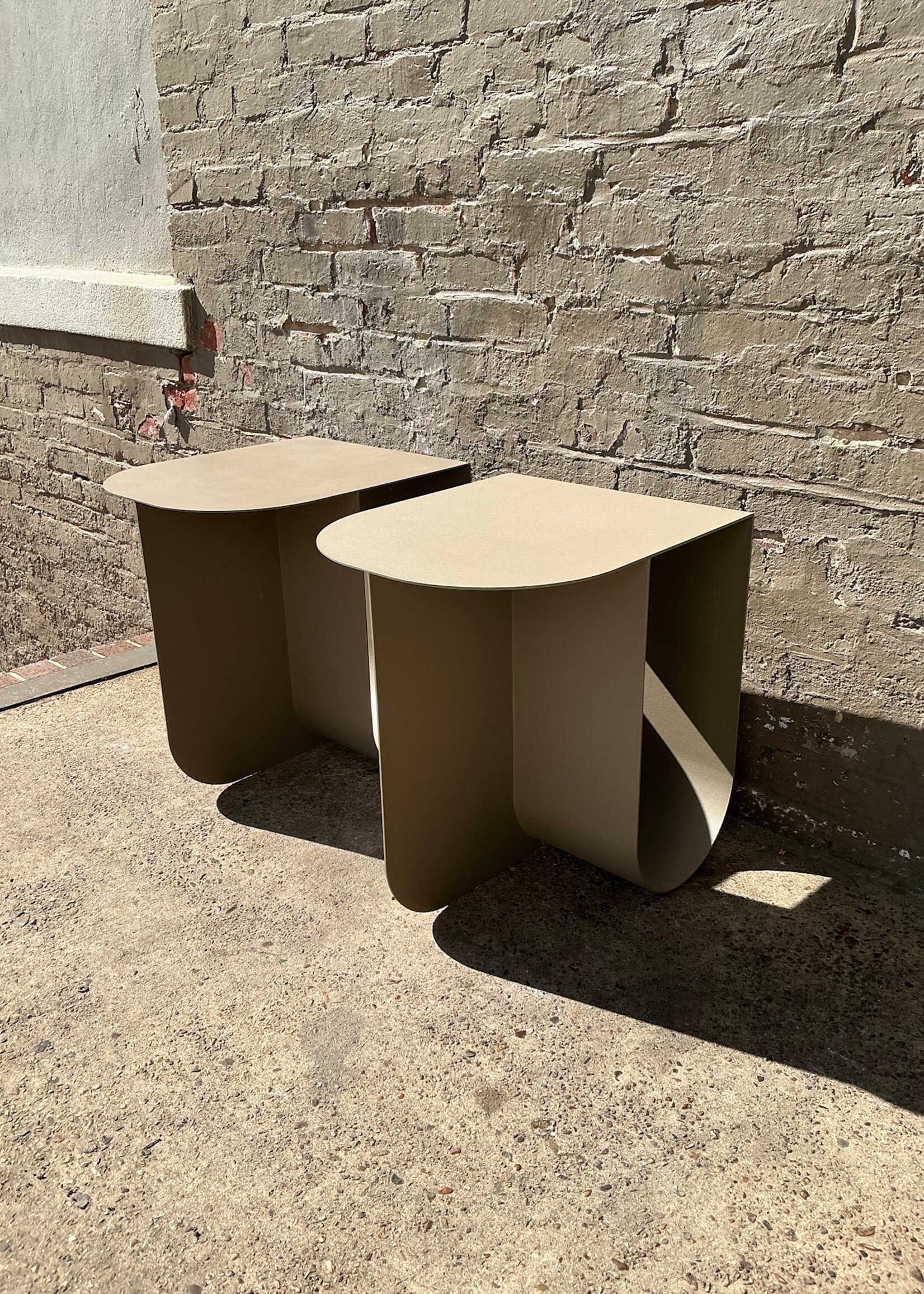 GOODWOOD Heavy Steel Postmodern Style Side Table