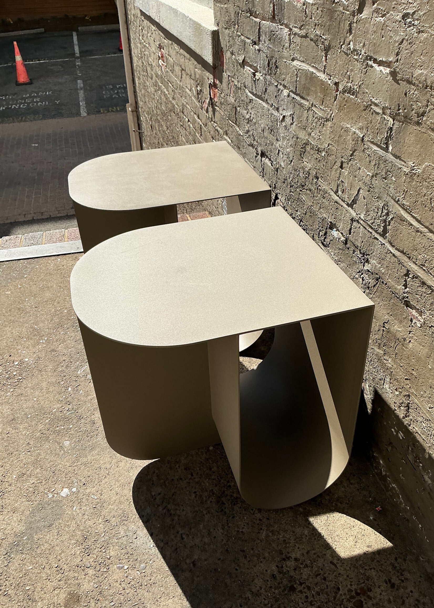 GOODWOOD Heavy Steel Postmodern Style Side Table