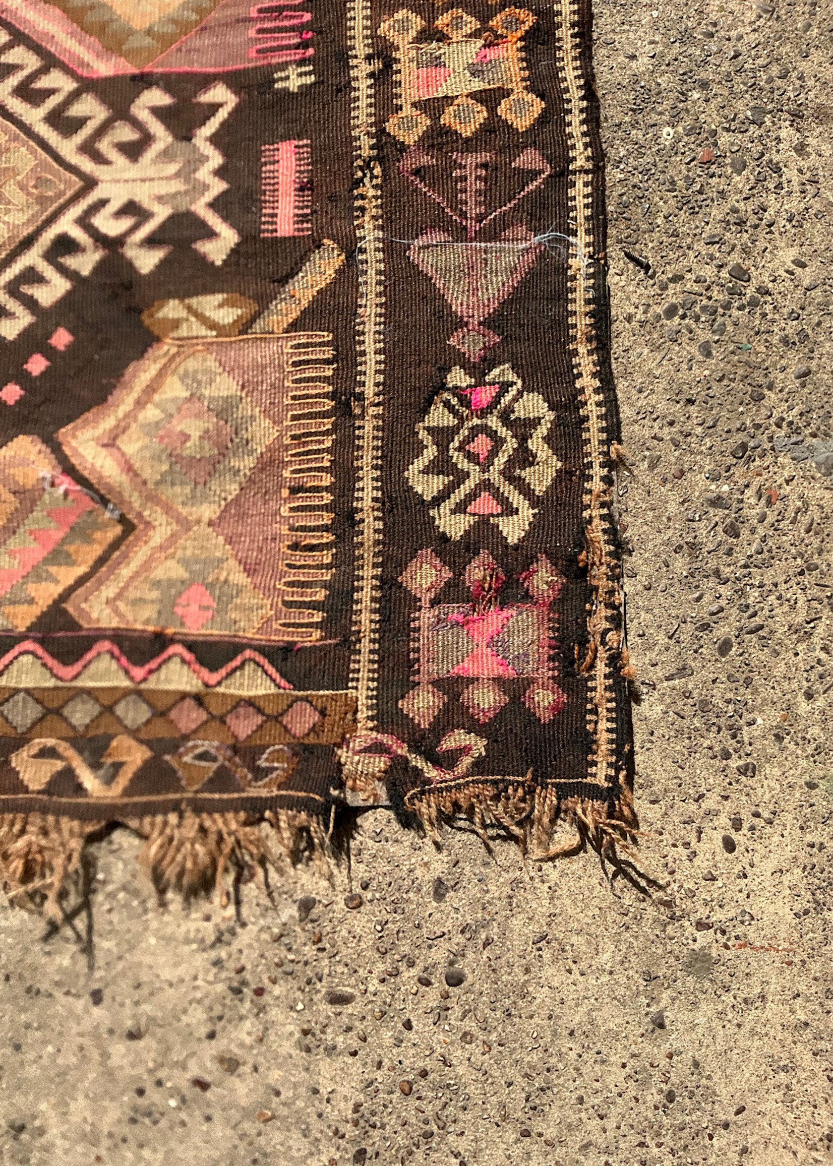 GOODWOOD Antique Turkish Flatstitch Rug 63” x 82”