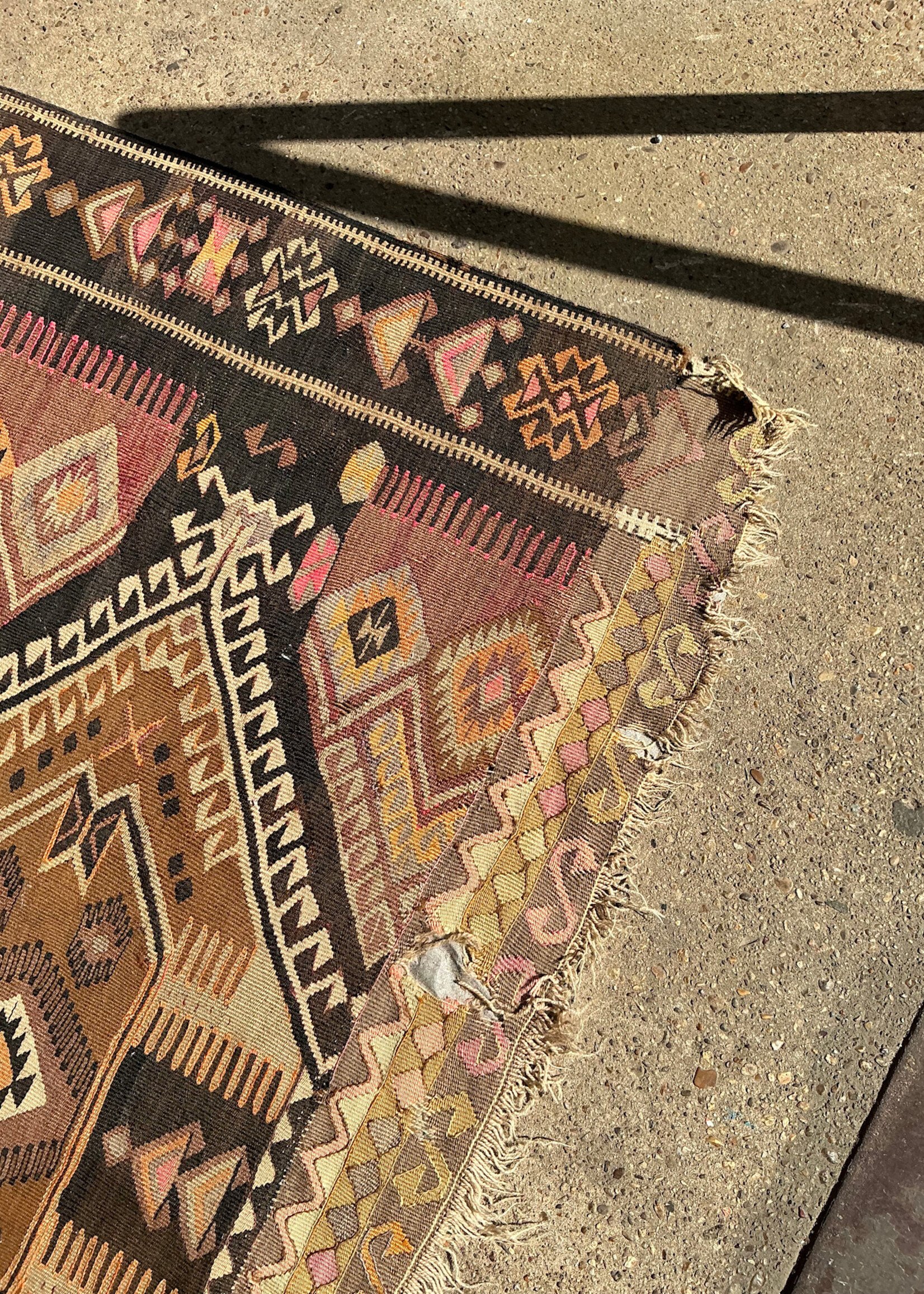 GOODWOOD Antique Turkish Flatstitch Rug 63” x 82”