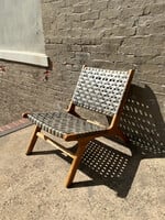 GOODWOOD Hans Wegner Style Chair with Resin Straps