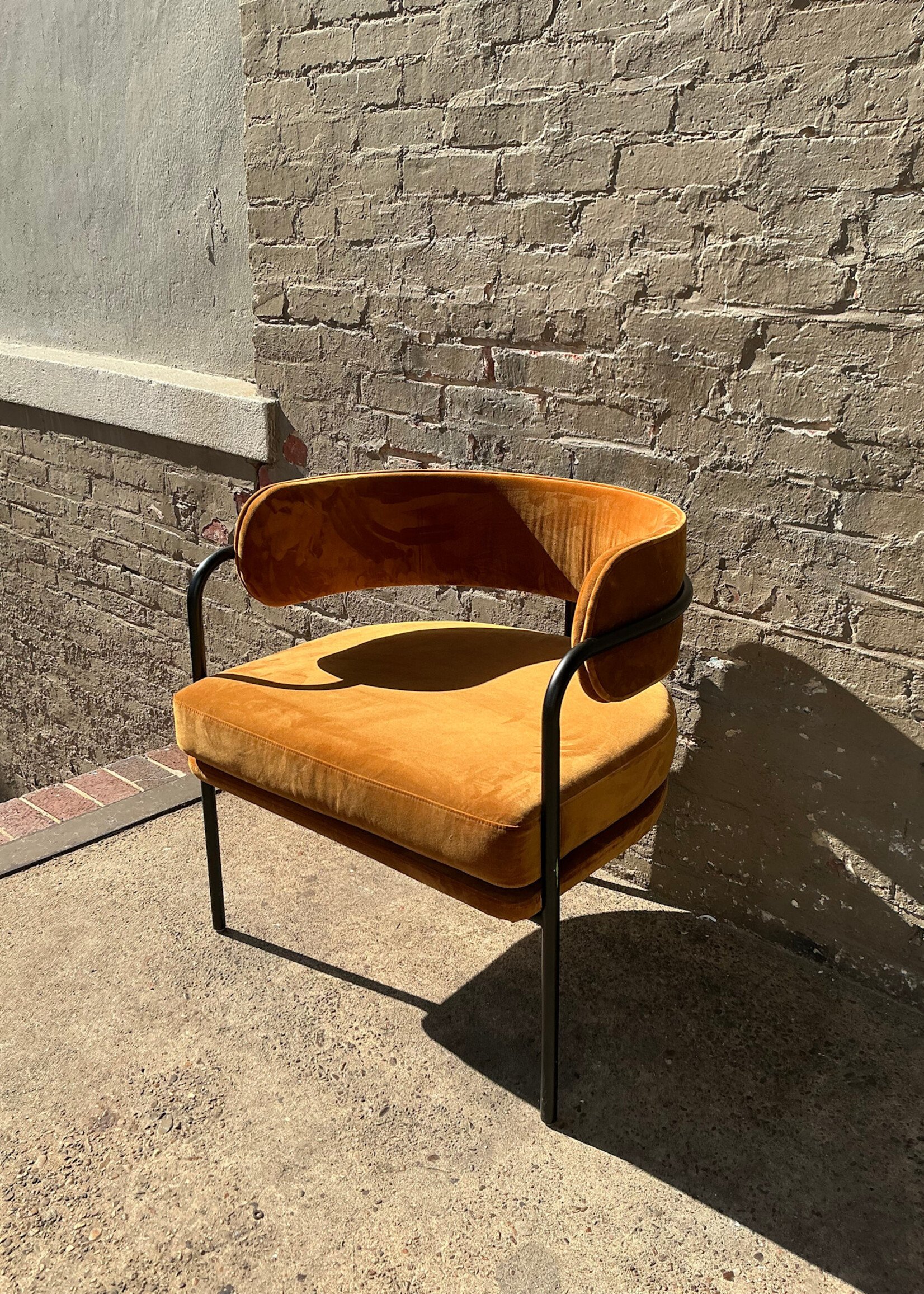 GOODWOOD MCM Style Burnt Orange Armchair