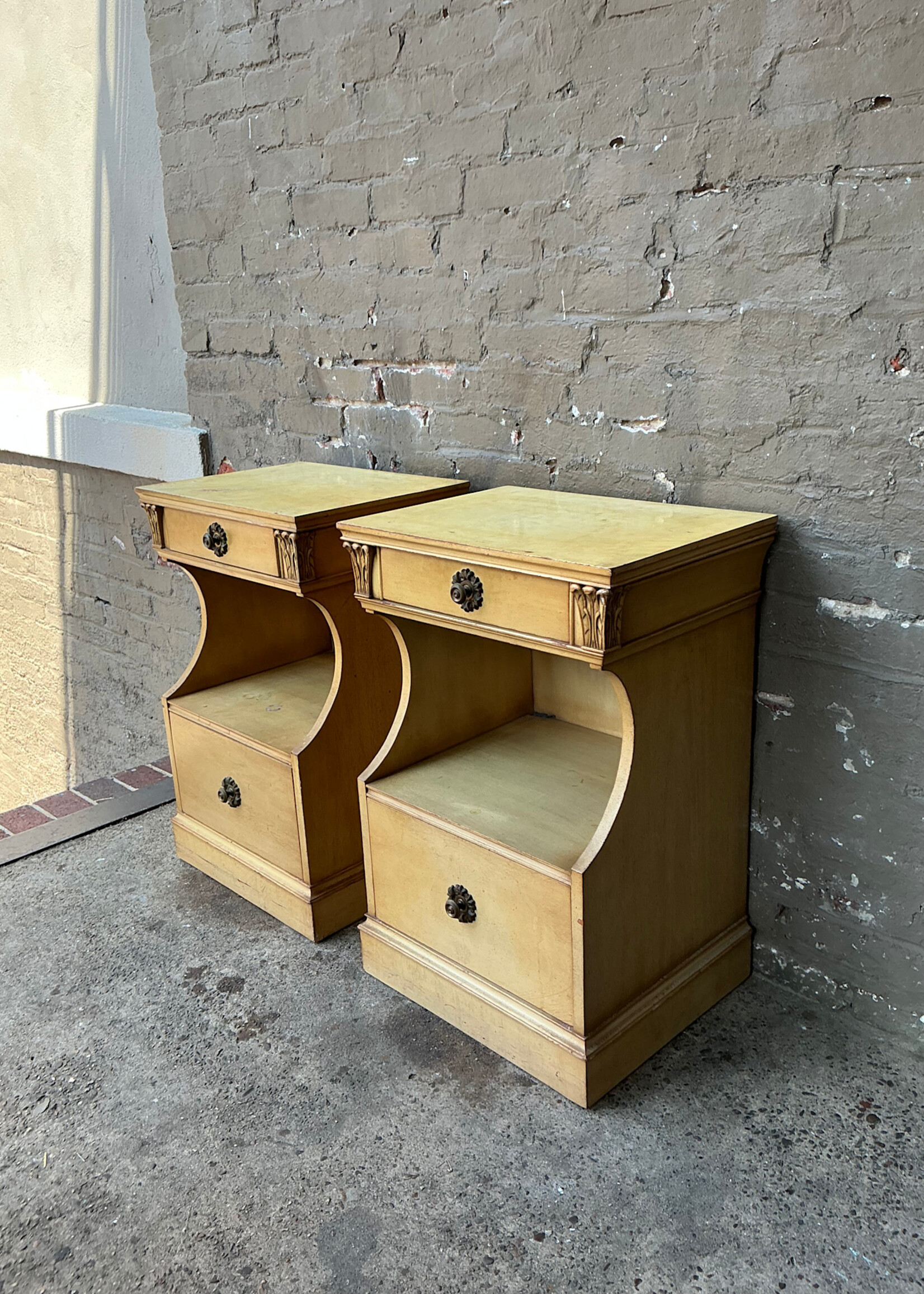 GOODWOOD Pair of Vintage Nightstands