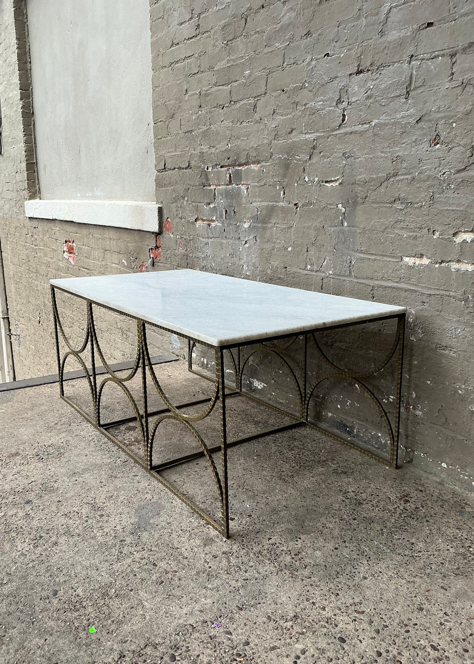 GOODWOOD Iron & Marble Postmodern Coffee Table