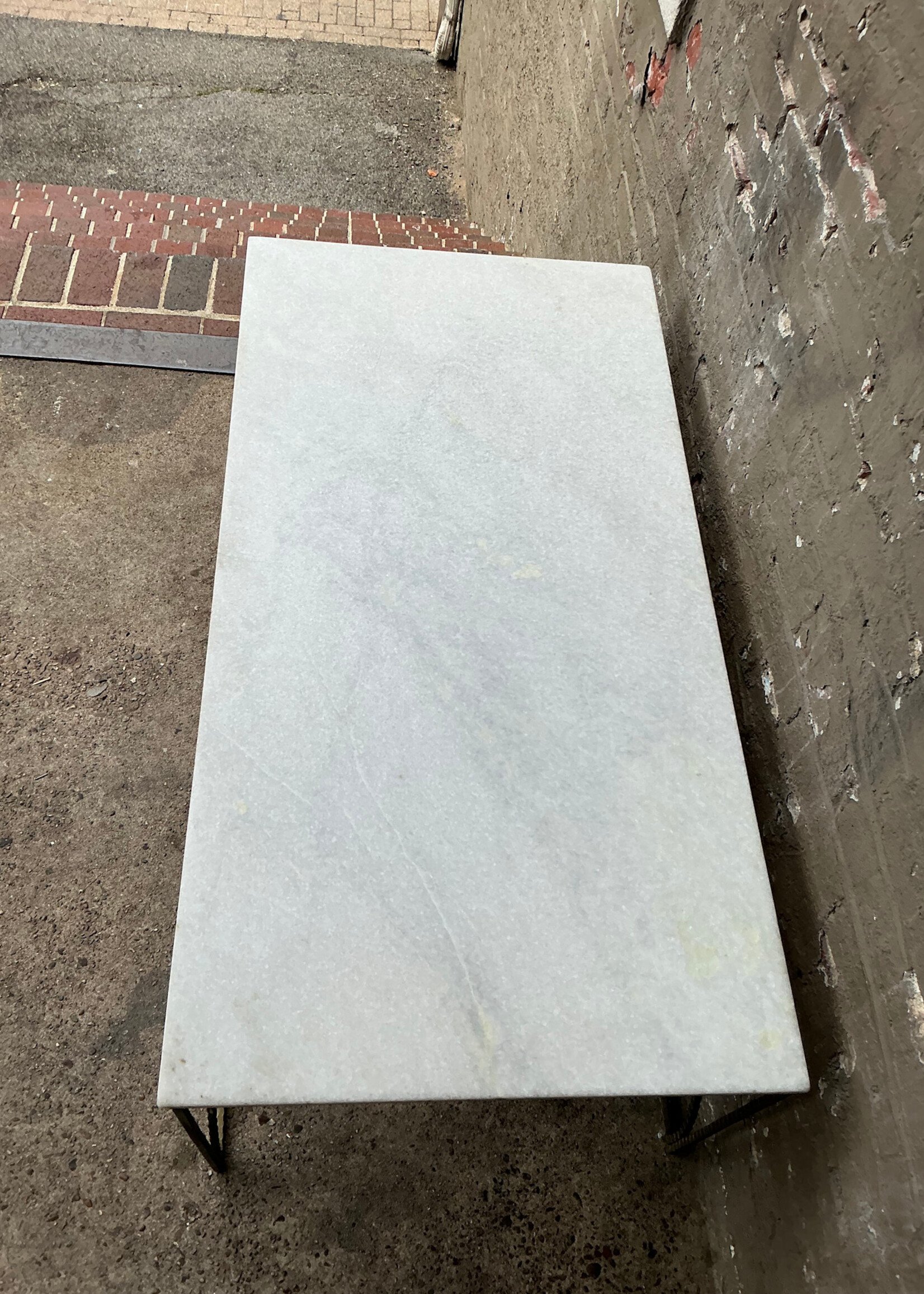 GOODWOOD Iron & Marble Postmodern Coffee Table