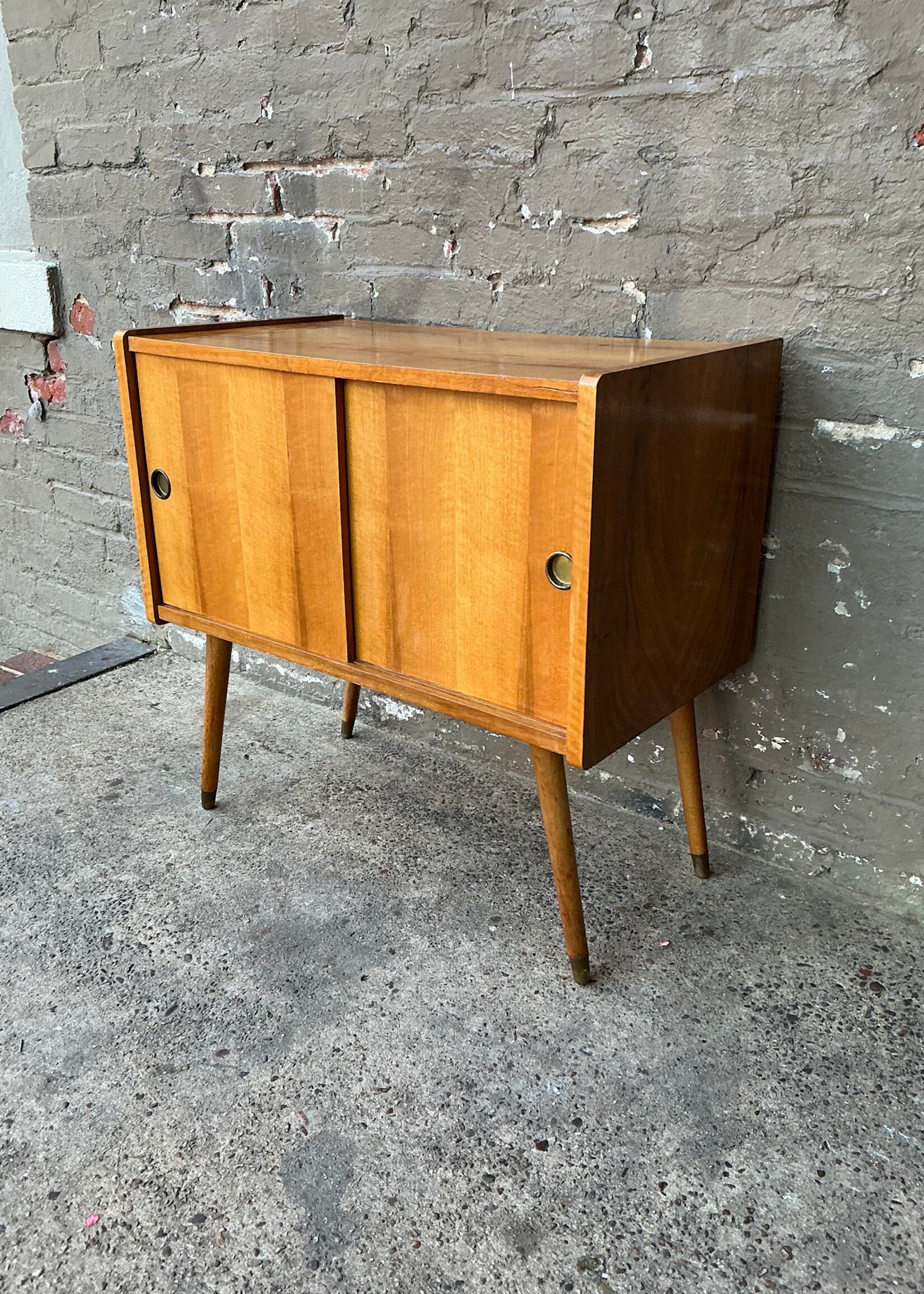 GOODWOOD Vintage Peg Leg Sliding Door Cabinet