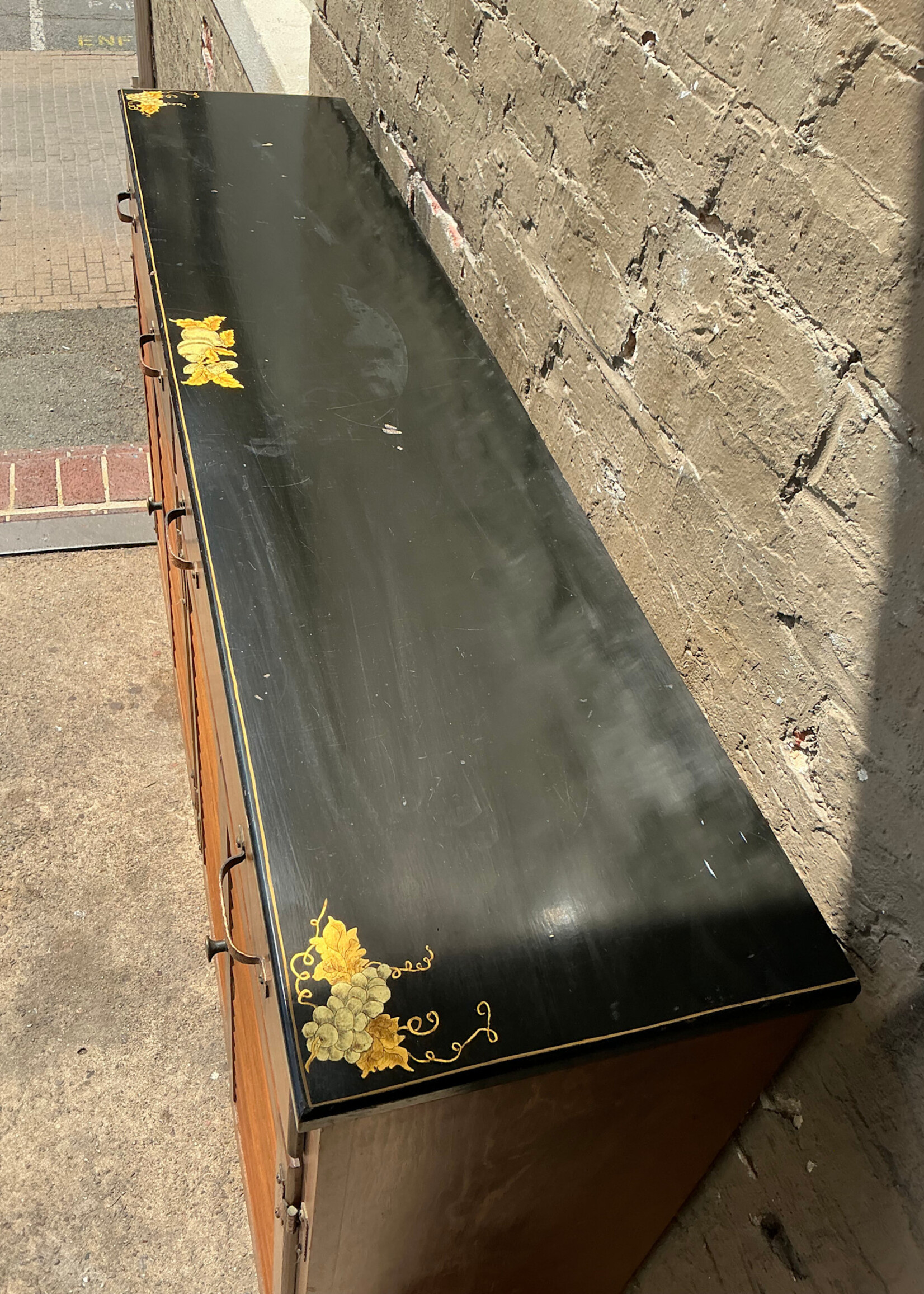 GOODWOOD Vintage Louvered Door Cabinet