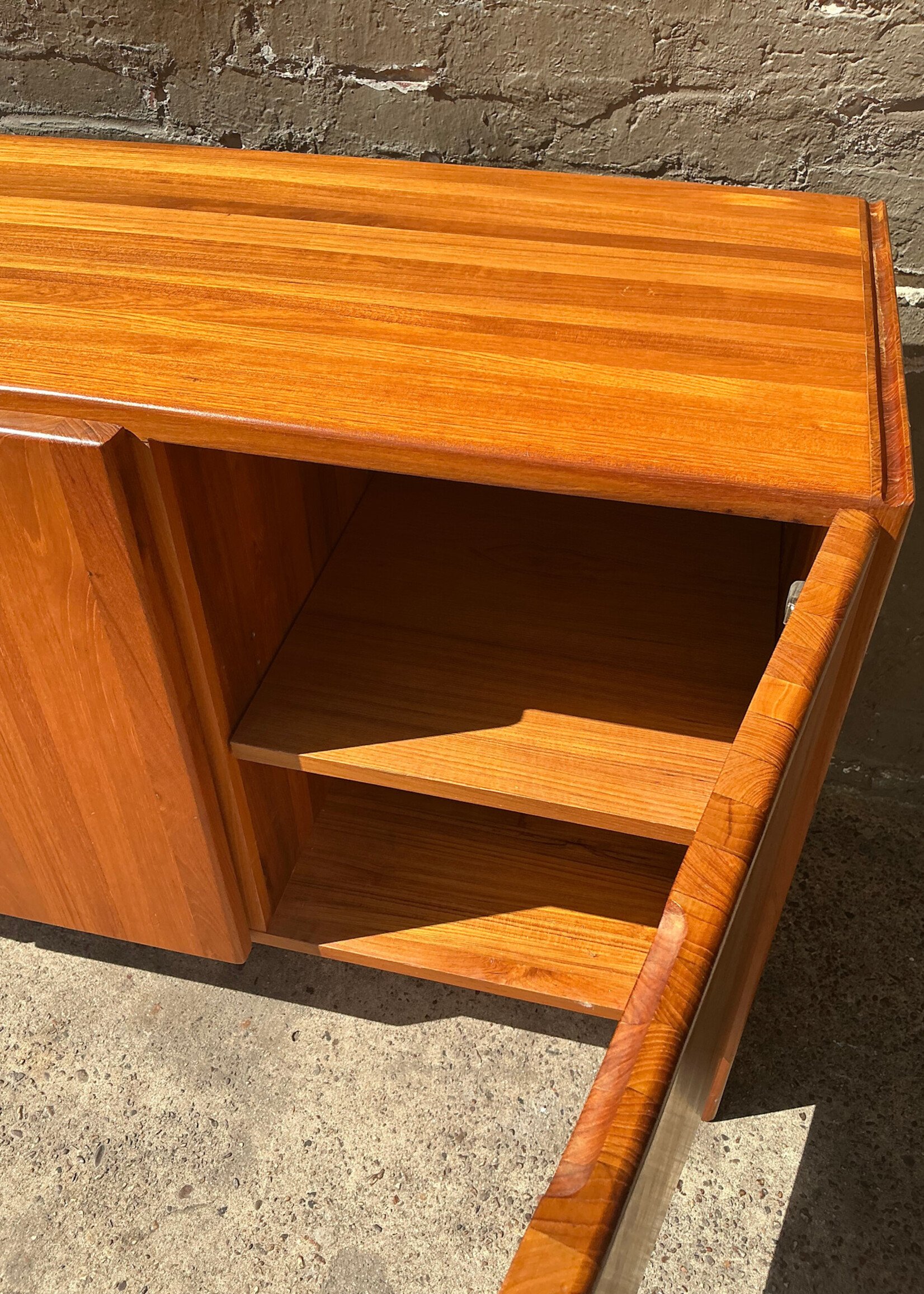 GOODWOOD MCM Solid Teak Credenza