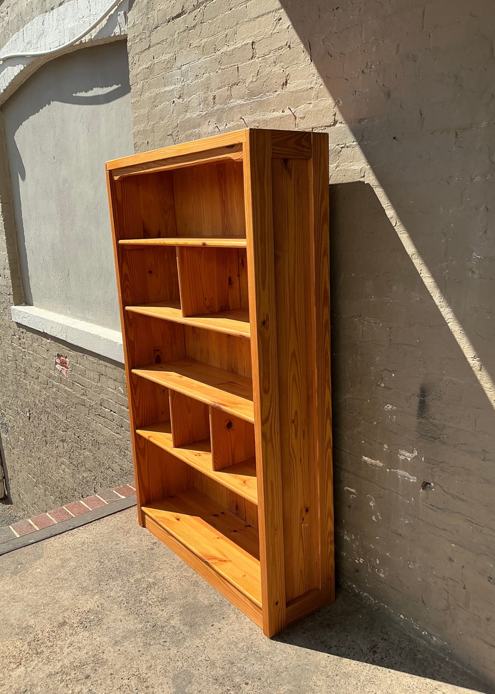 GOODWOOD Vintage Solid Pine Bookcase