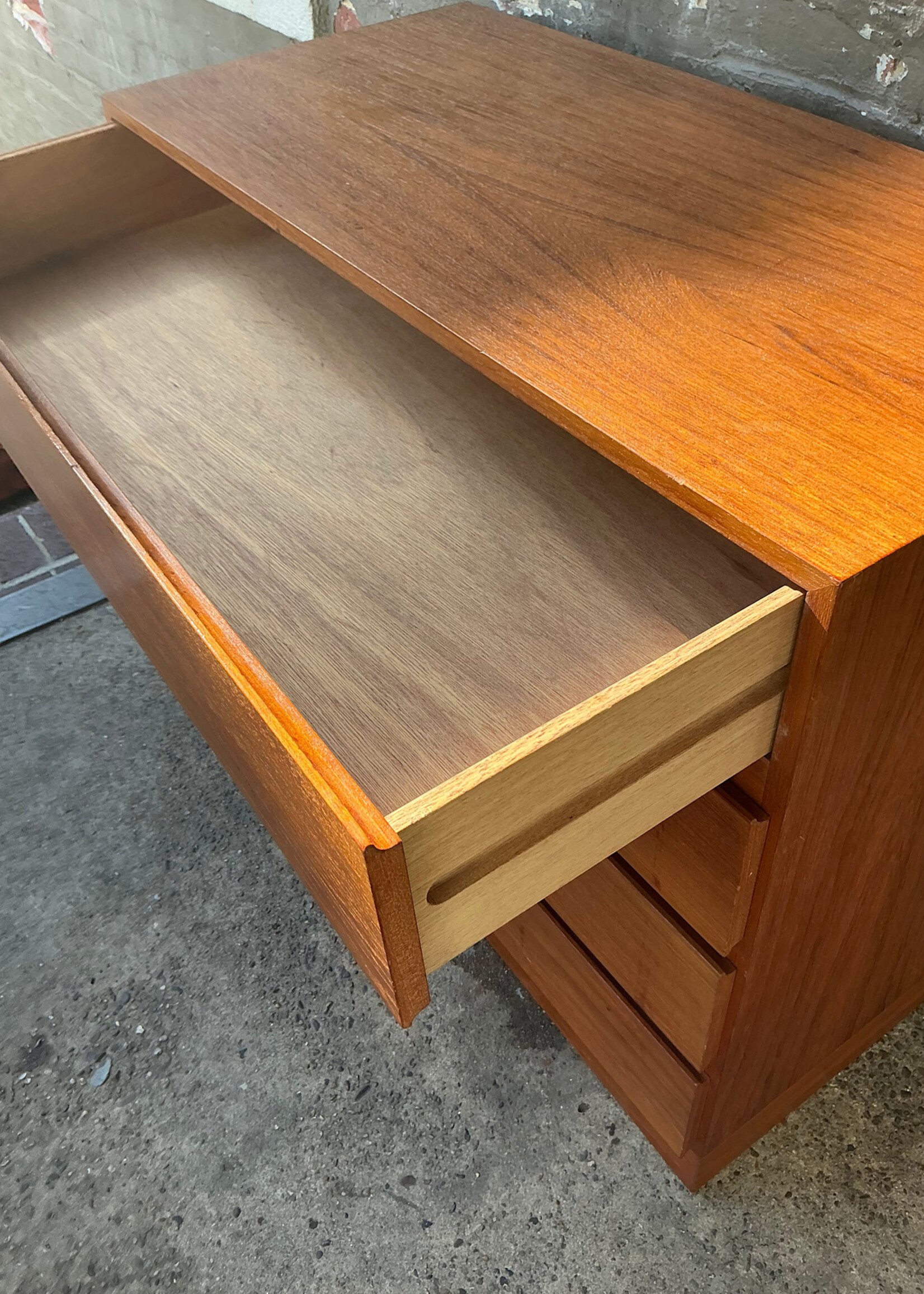 GOODWOOD Danish Modern Teak Chest of Drawers