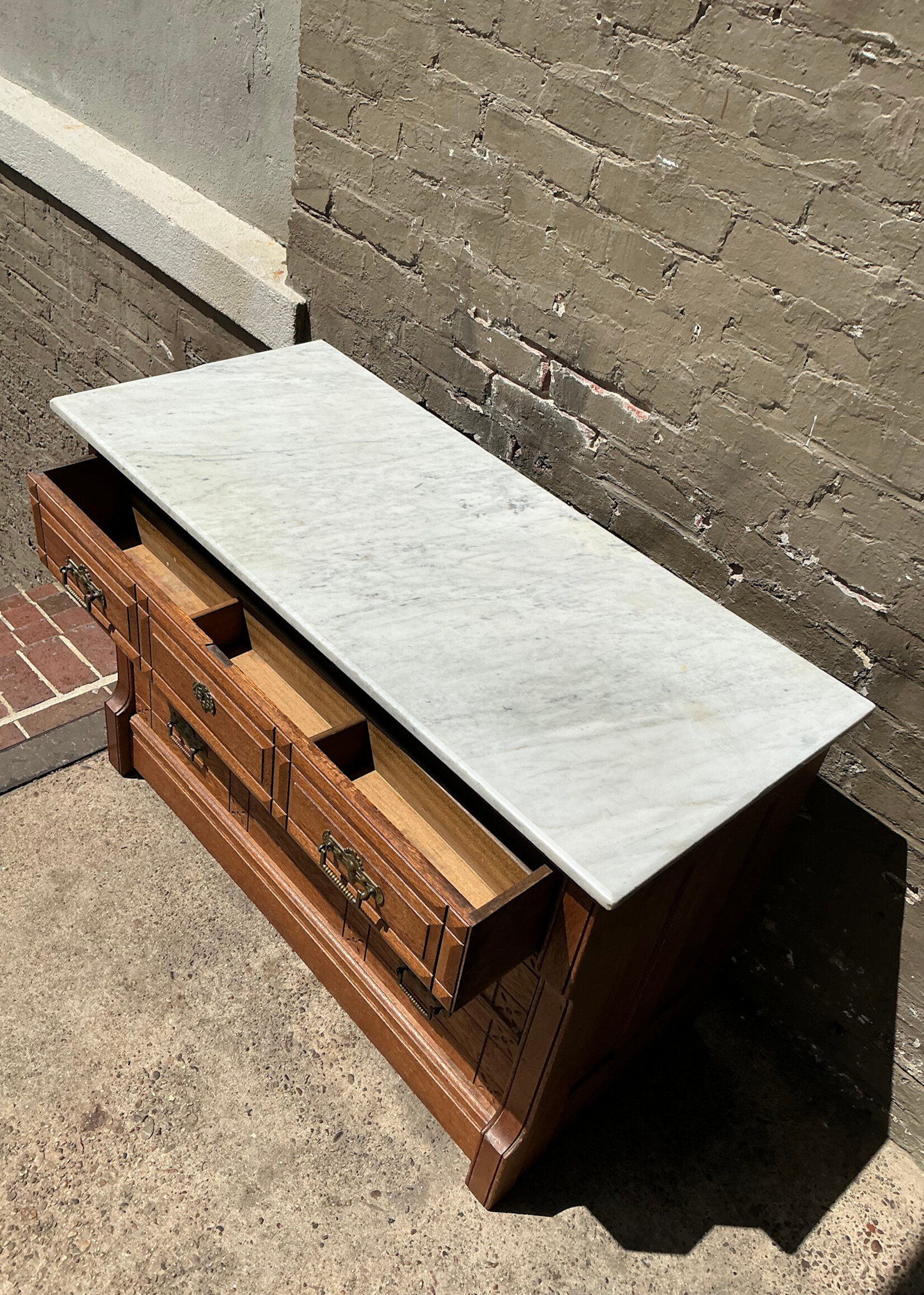 GOODWOOD Victorian Marble Top Chest