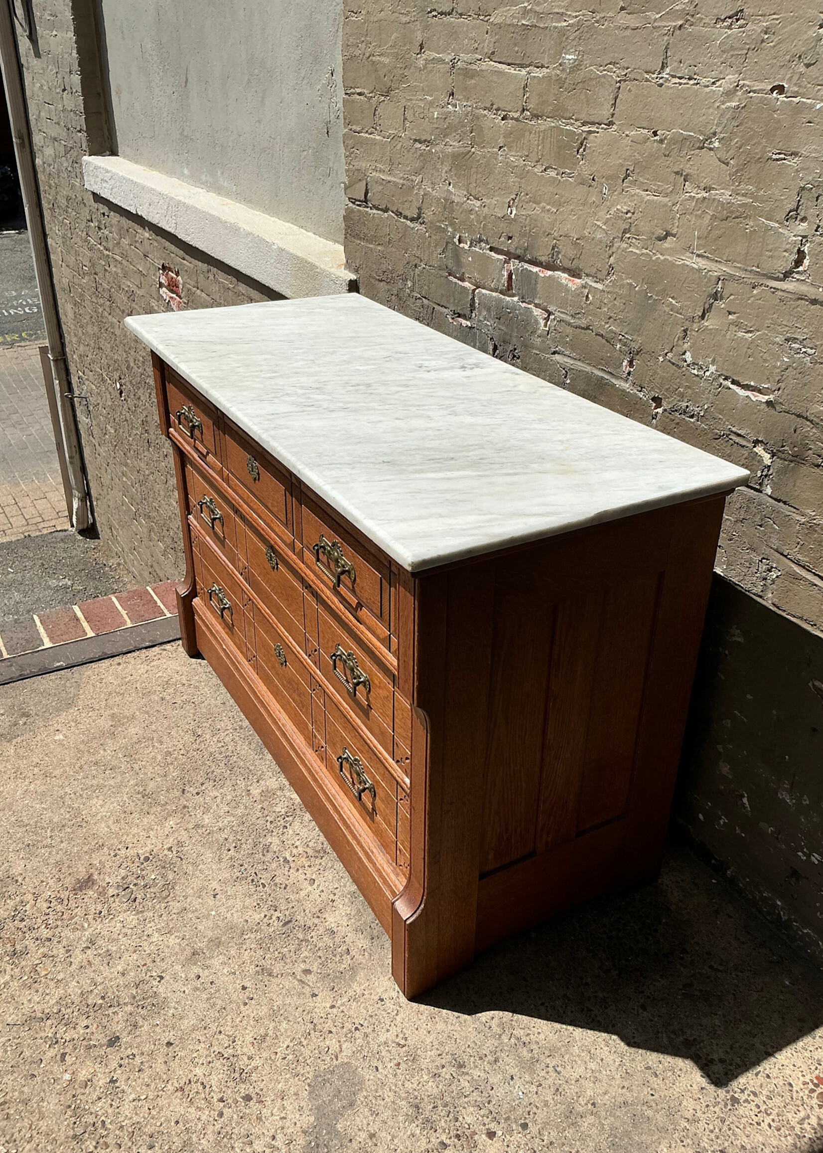 GOODWOOD Victorian Marble Top Chest