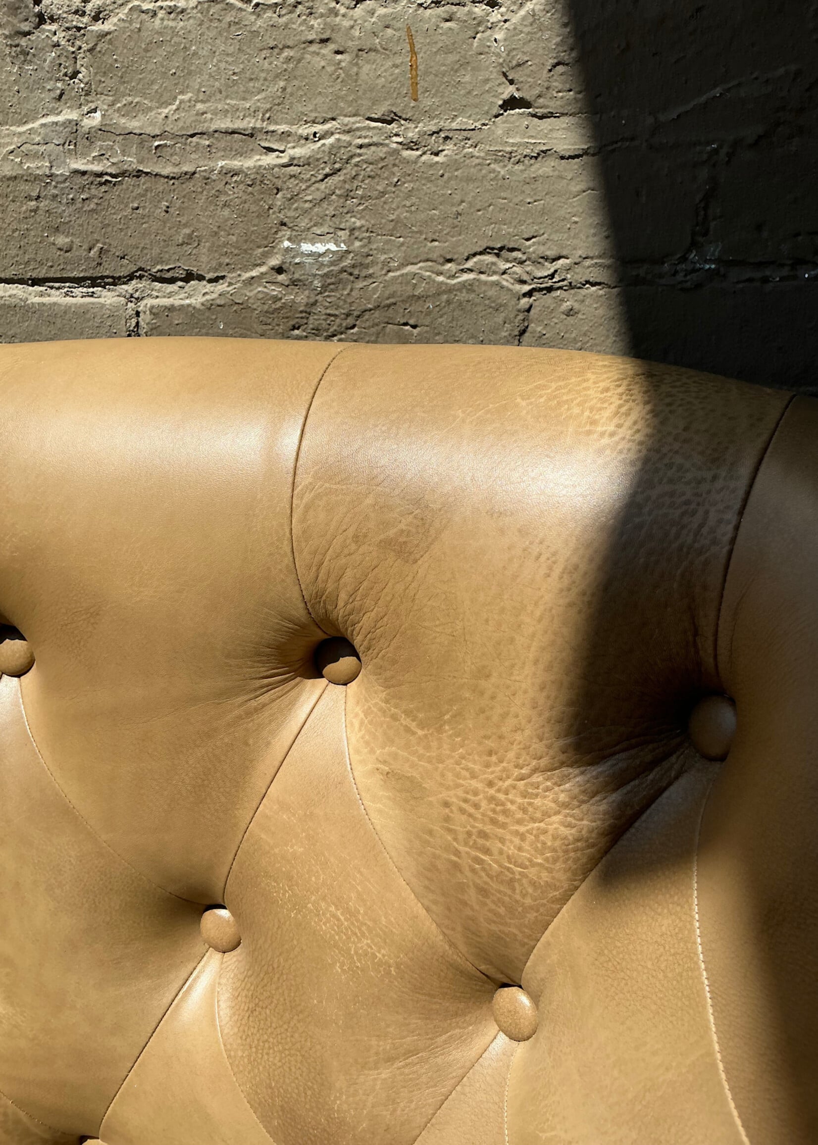 GOODWOOD Tufted Leather Wingback Chair