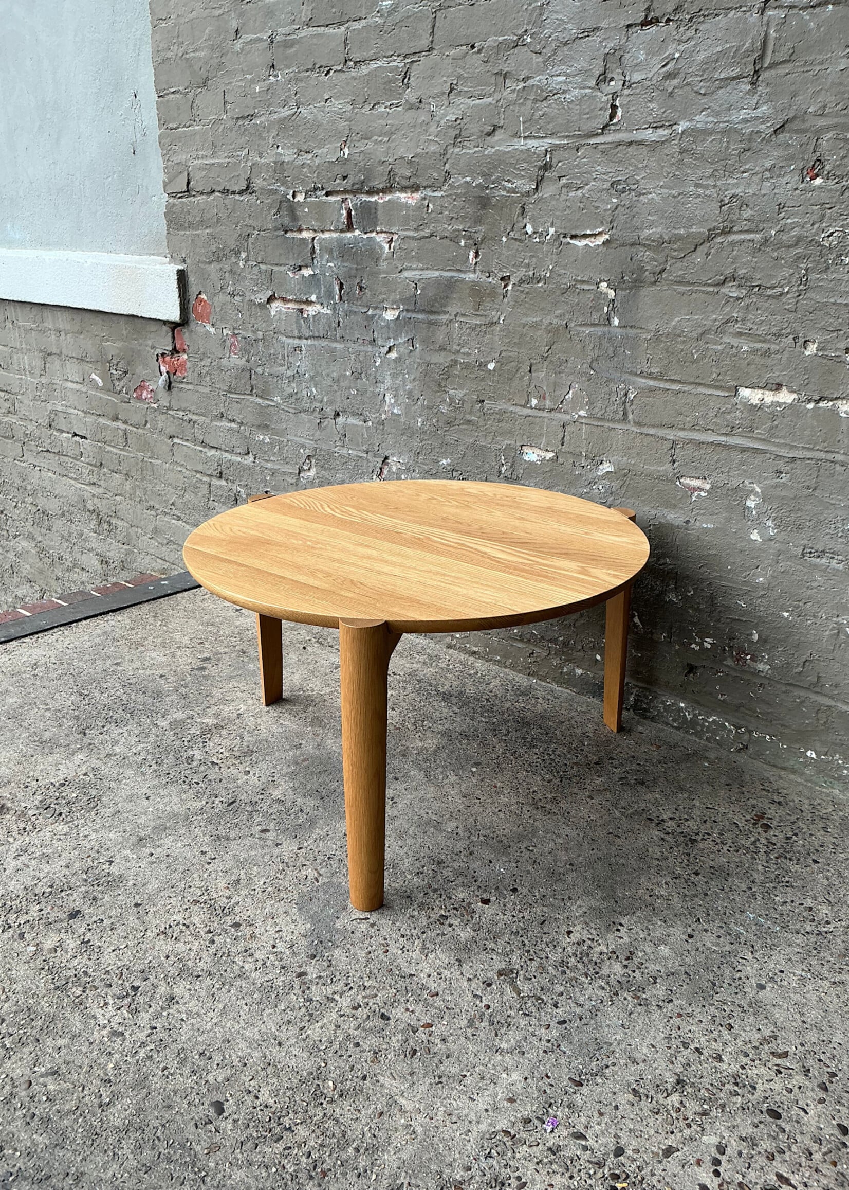 GOODWOOD Solid White Oak MCM Style Coffee Table