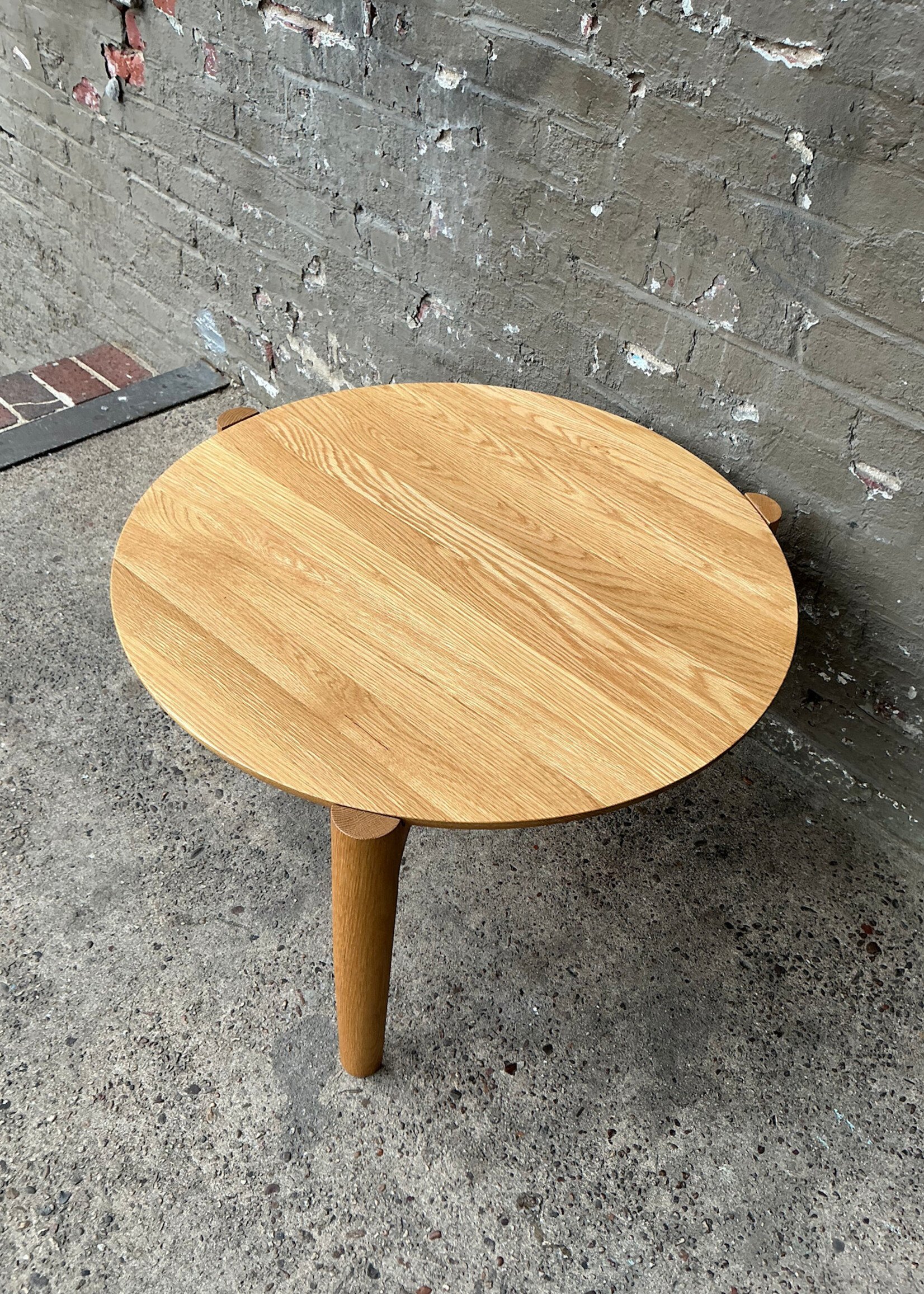 GOODWOOD Solid White Oak MCM Style Coffee Table