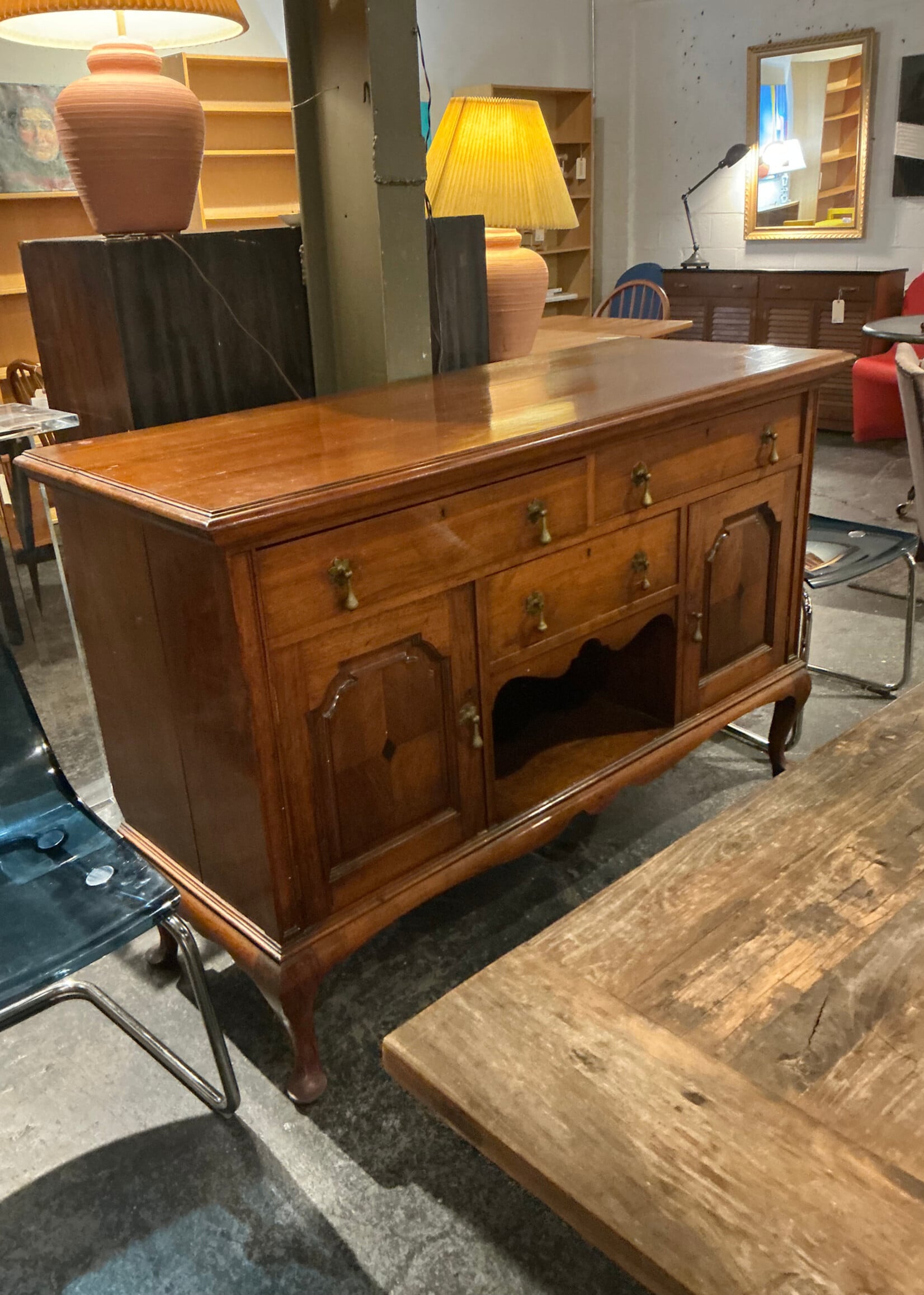 GOODWOOD Antique English Walnut Sideboard