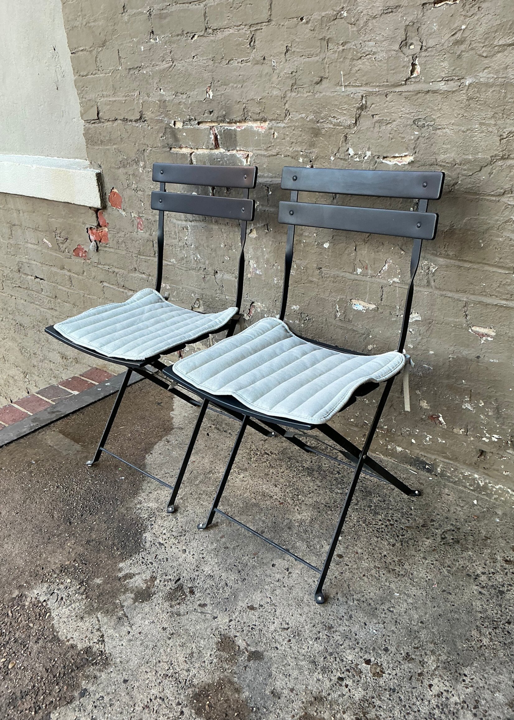 GOODWOOD Pair of Folding Patio Chairs